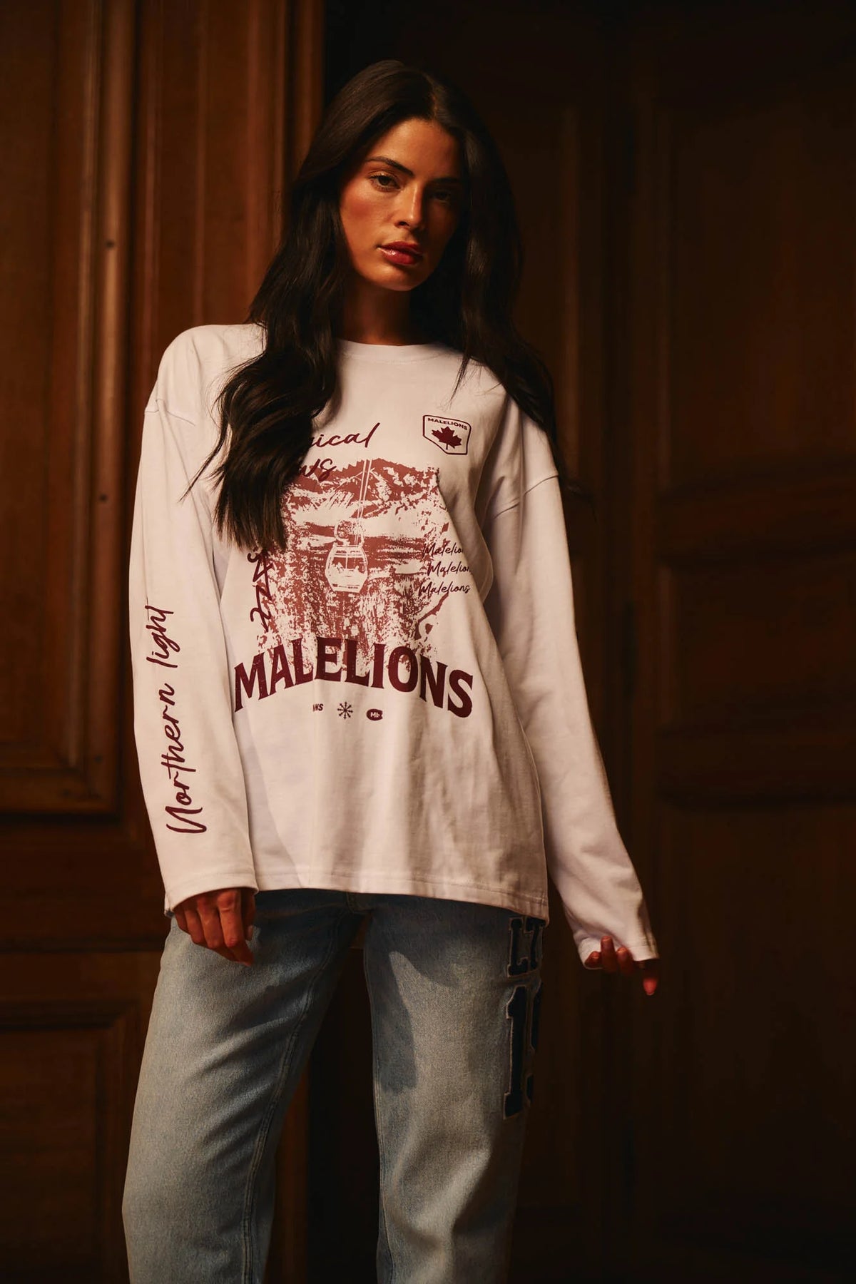 Malelions Women Slopes Longsleeve- White