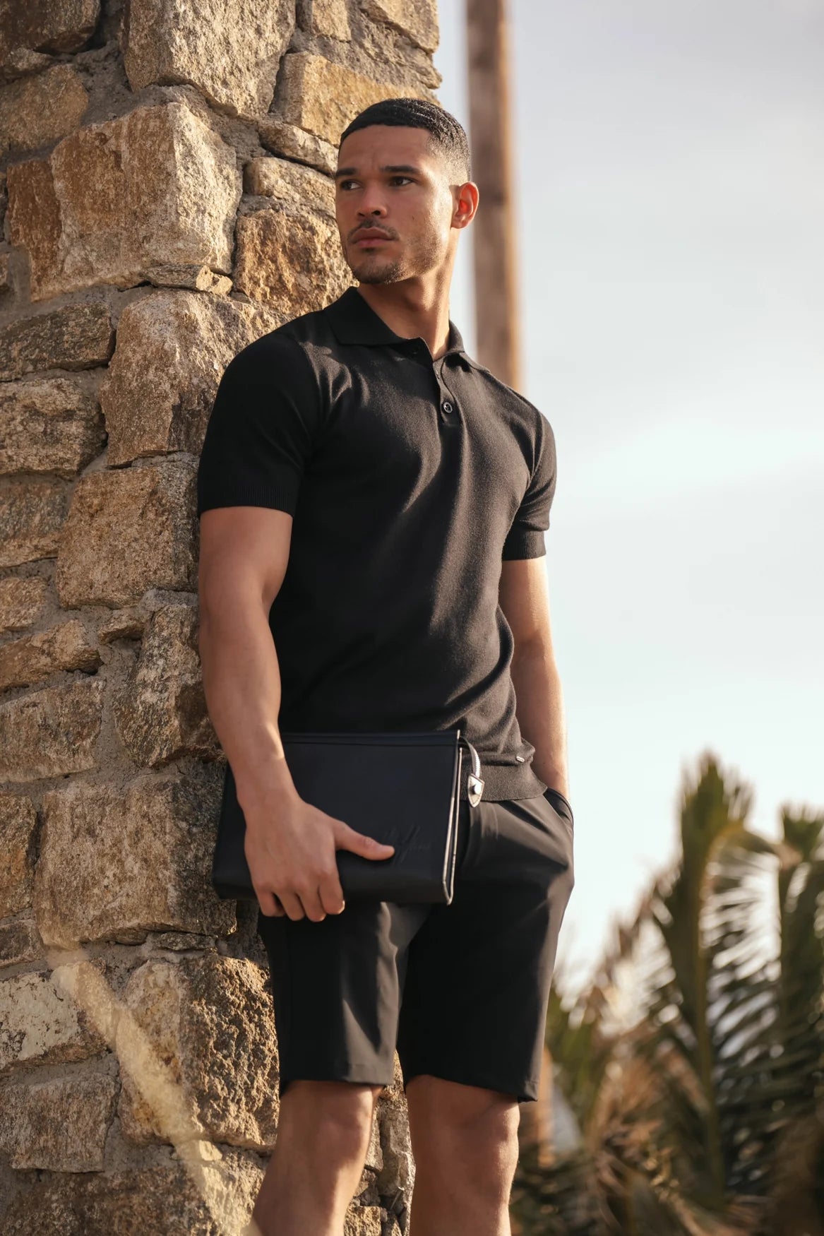 Malelions Chino Short- Black