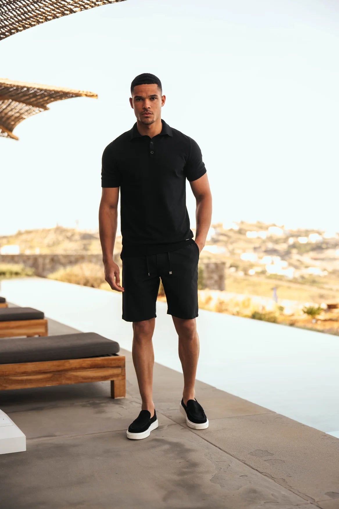Malelions Casual Chino Short- Black