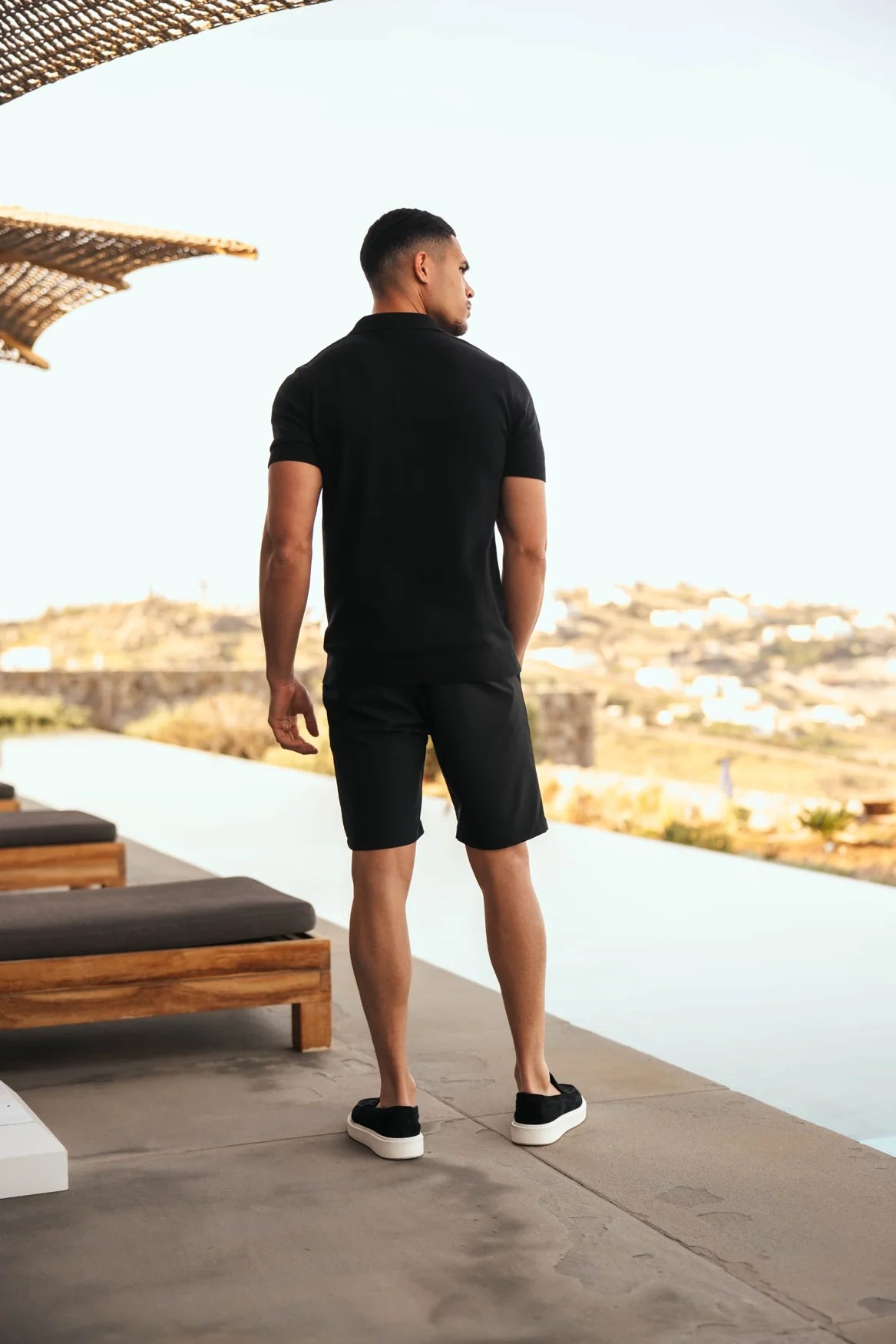 Malelions Casual Chino Short- Black