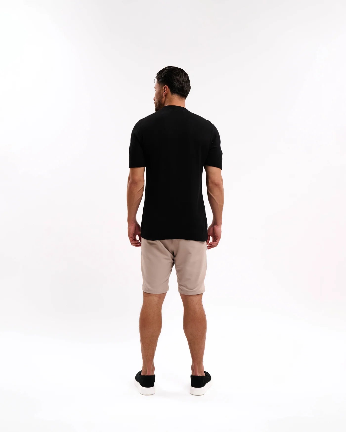 Malelions Knitted T-Shirt- Black