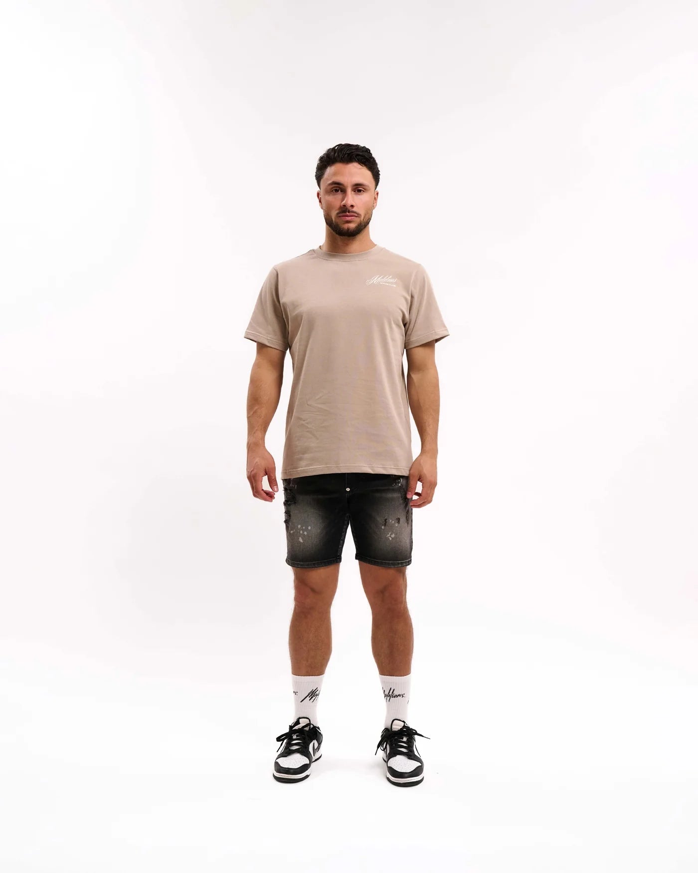 Malelions Yacht T-Shirt- Taupe