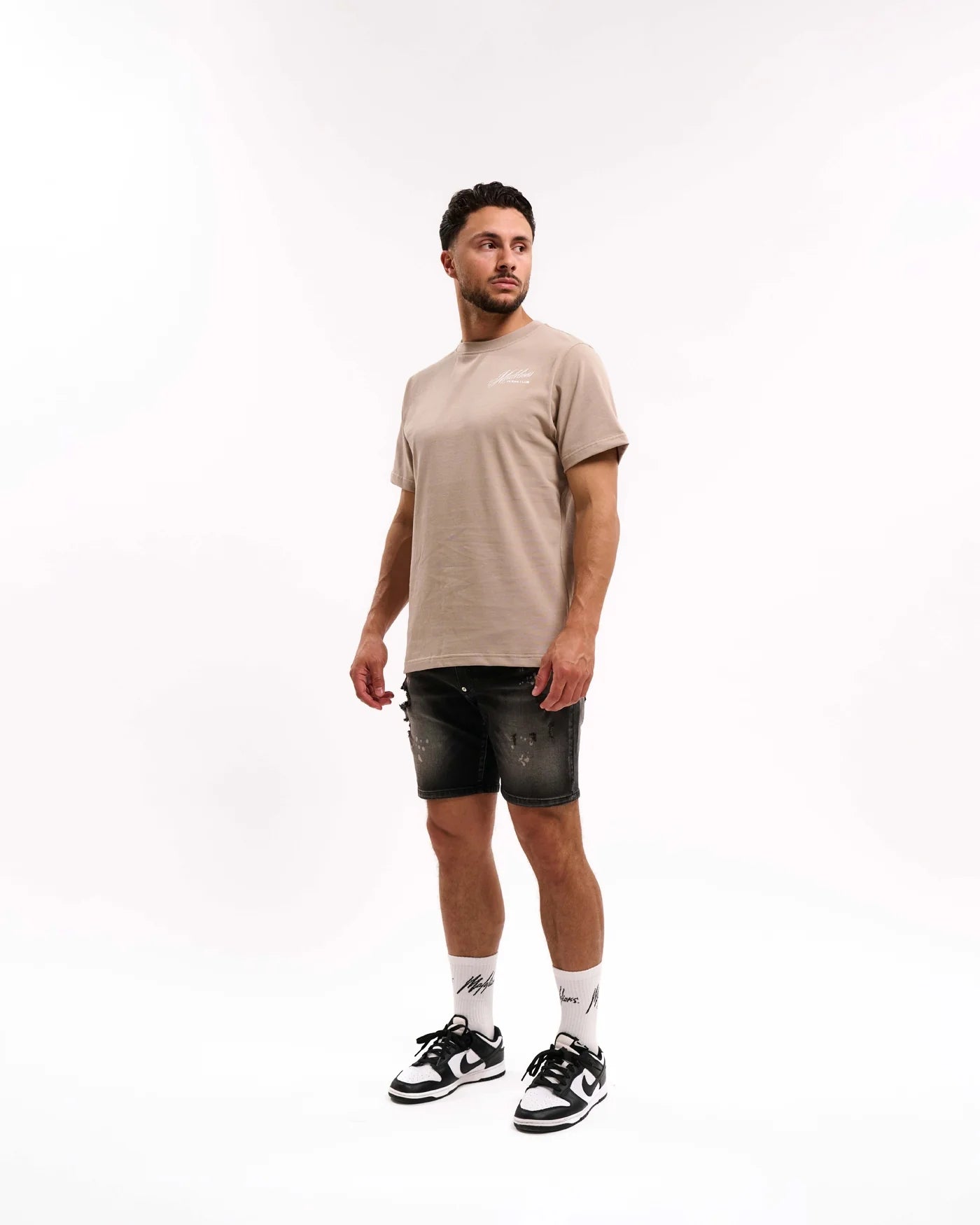 Malelions Yacht T-Shirt- Taupe