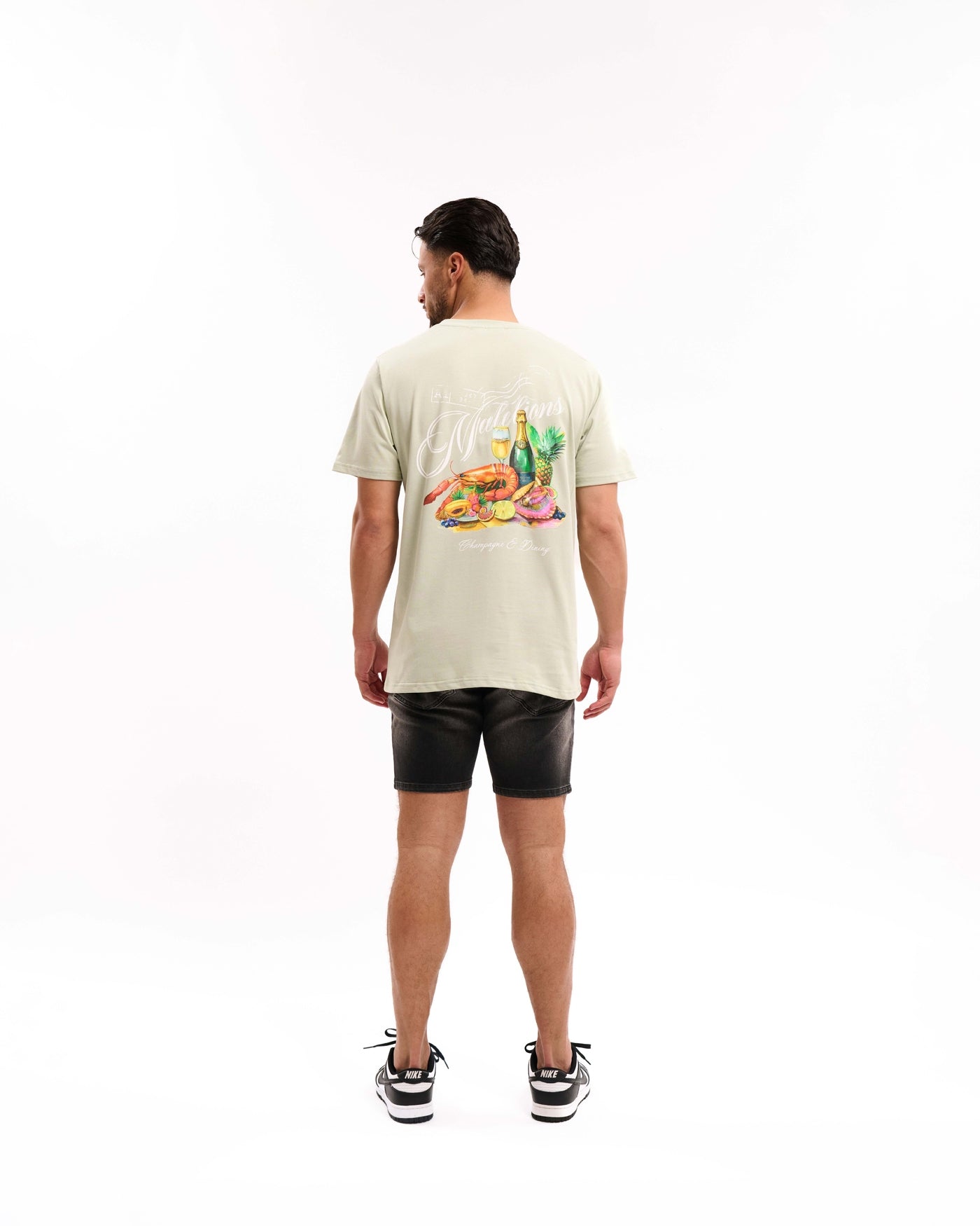 Malelions Champagne T-Shirt- Light Sage