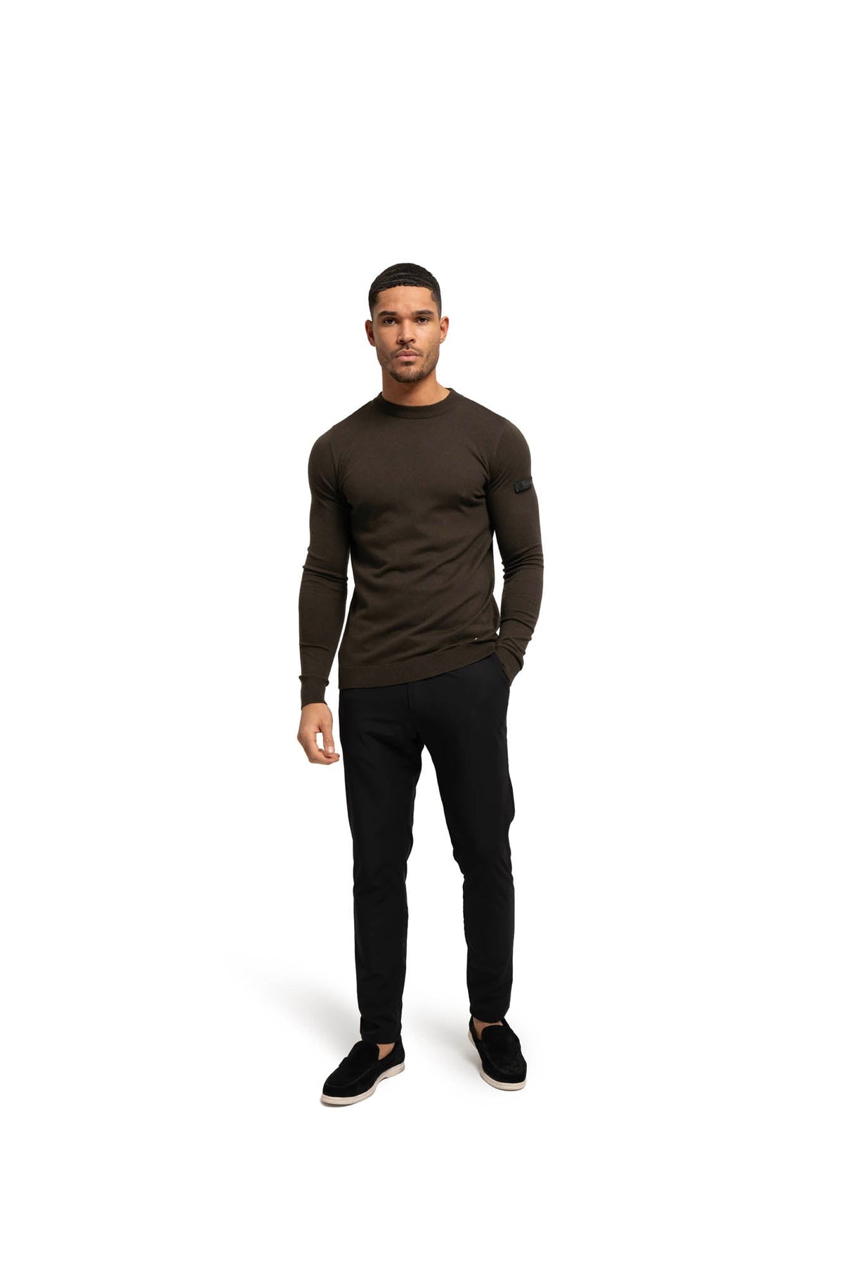 Malelions Men Technical Chino - Black