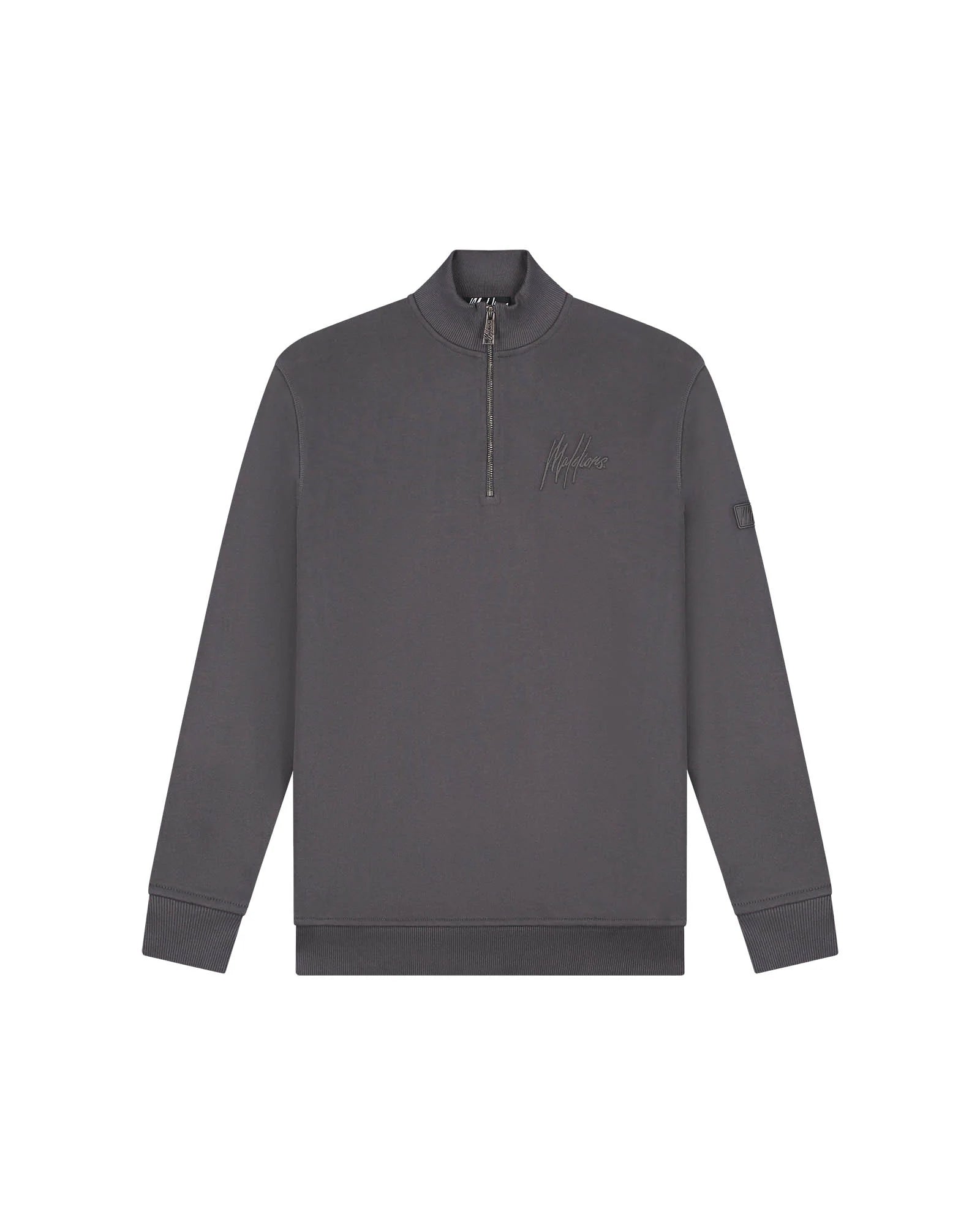 Malelions Turtle Half Zip Sweater - Mulch Brown