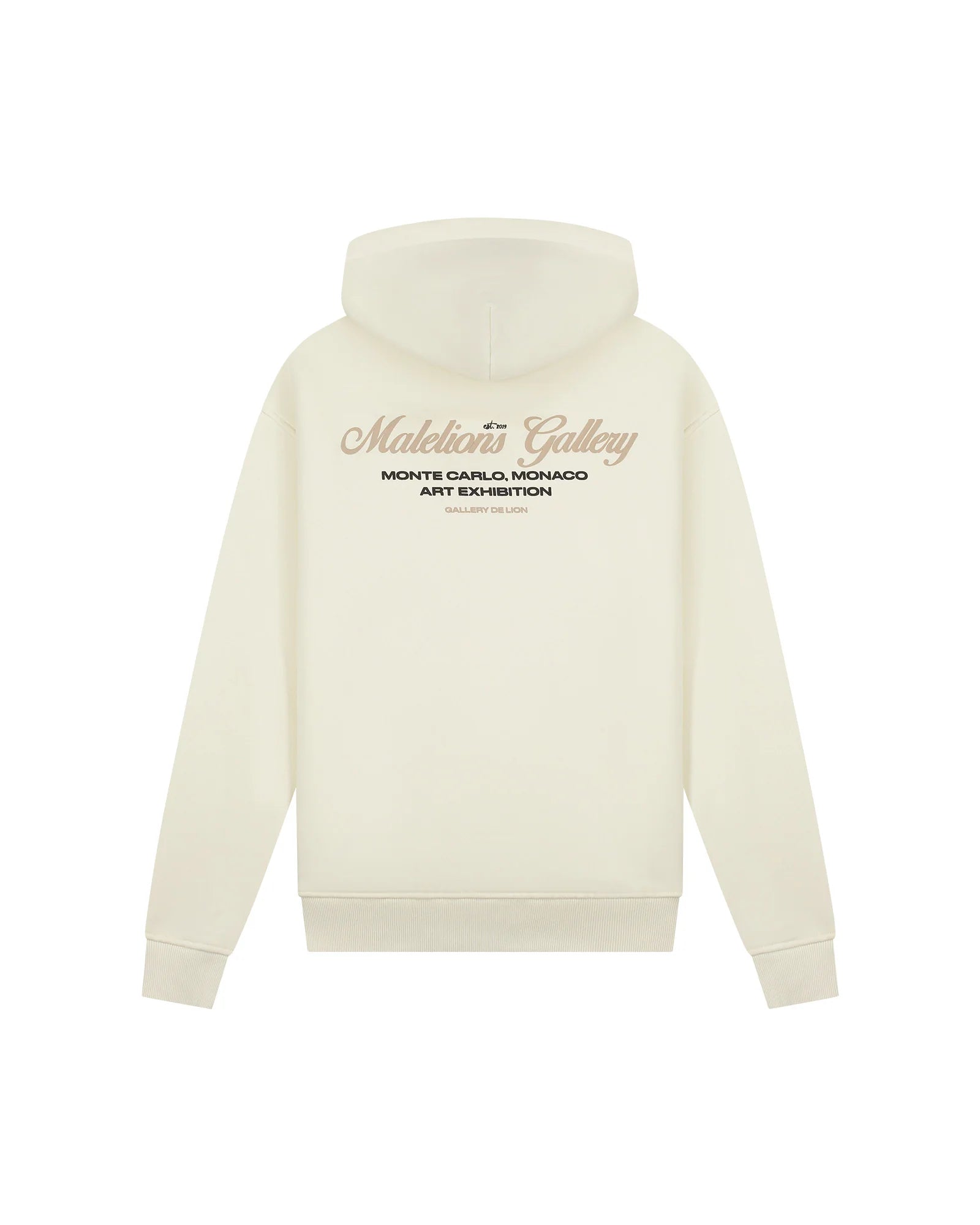 Malelions Gallery Zip Hoodie - Off White