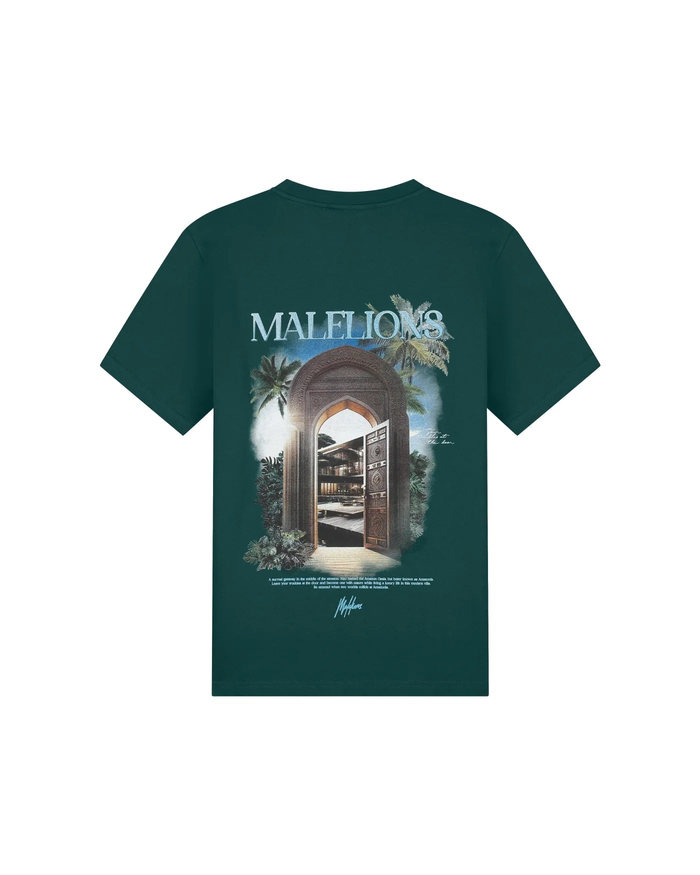 Malelions Amazon T-shirt- Petrol Green