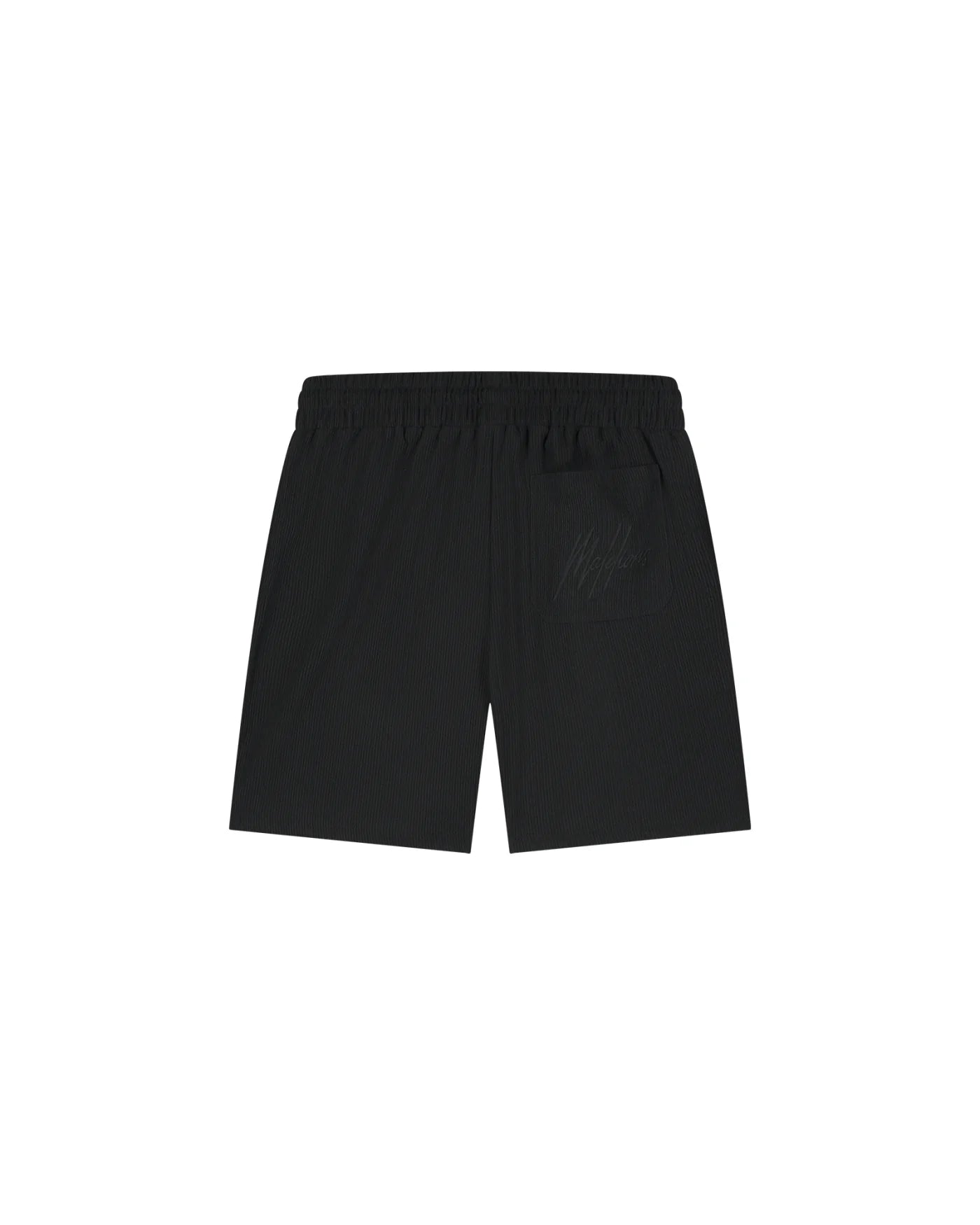 Malelions Seersucker Short- Black