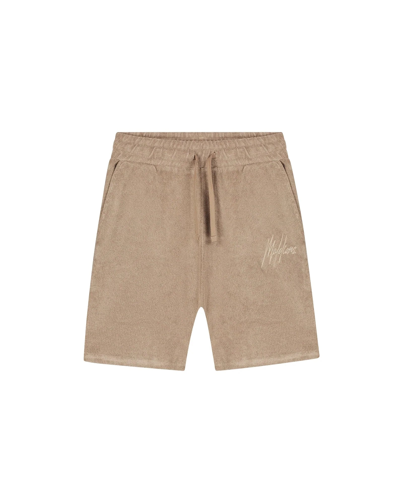 Malelions Signature Towelling Short- Taupe
