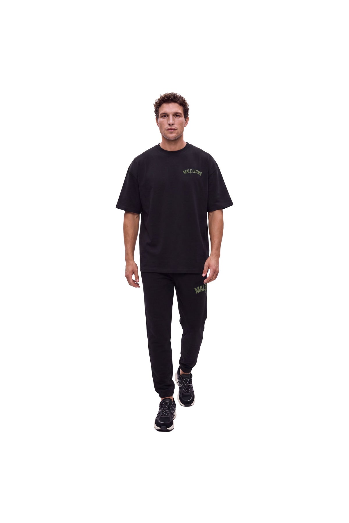 Malelions Men Society Club T-Shirt - Black