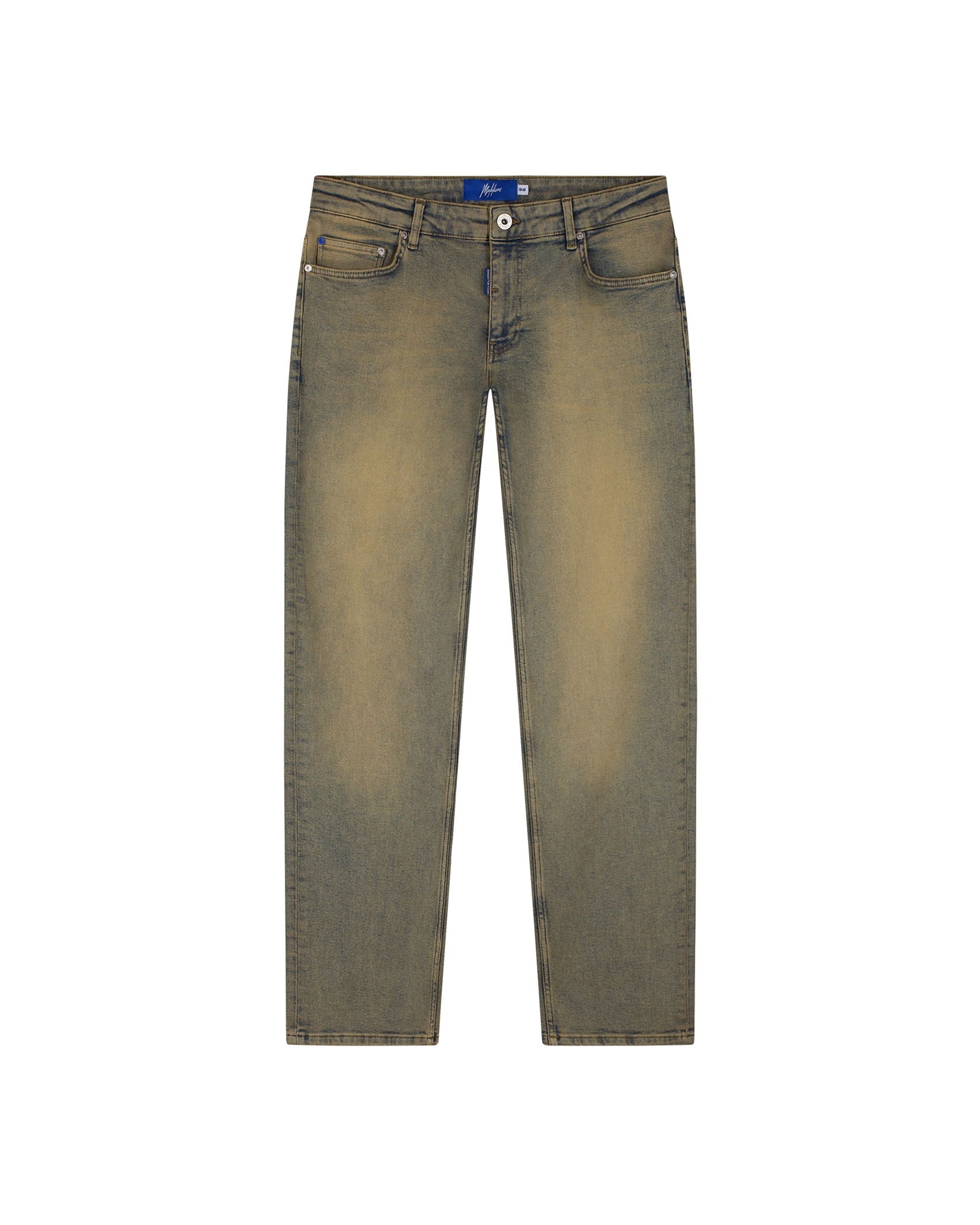 Malelions Men Straight Fit Jeans - Sand Washed