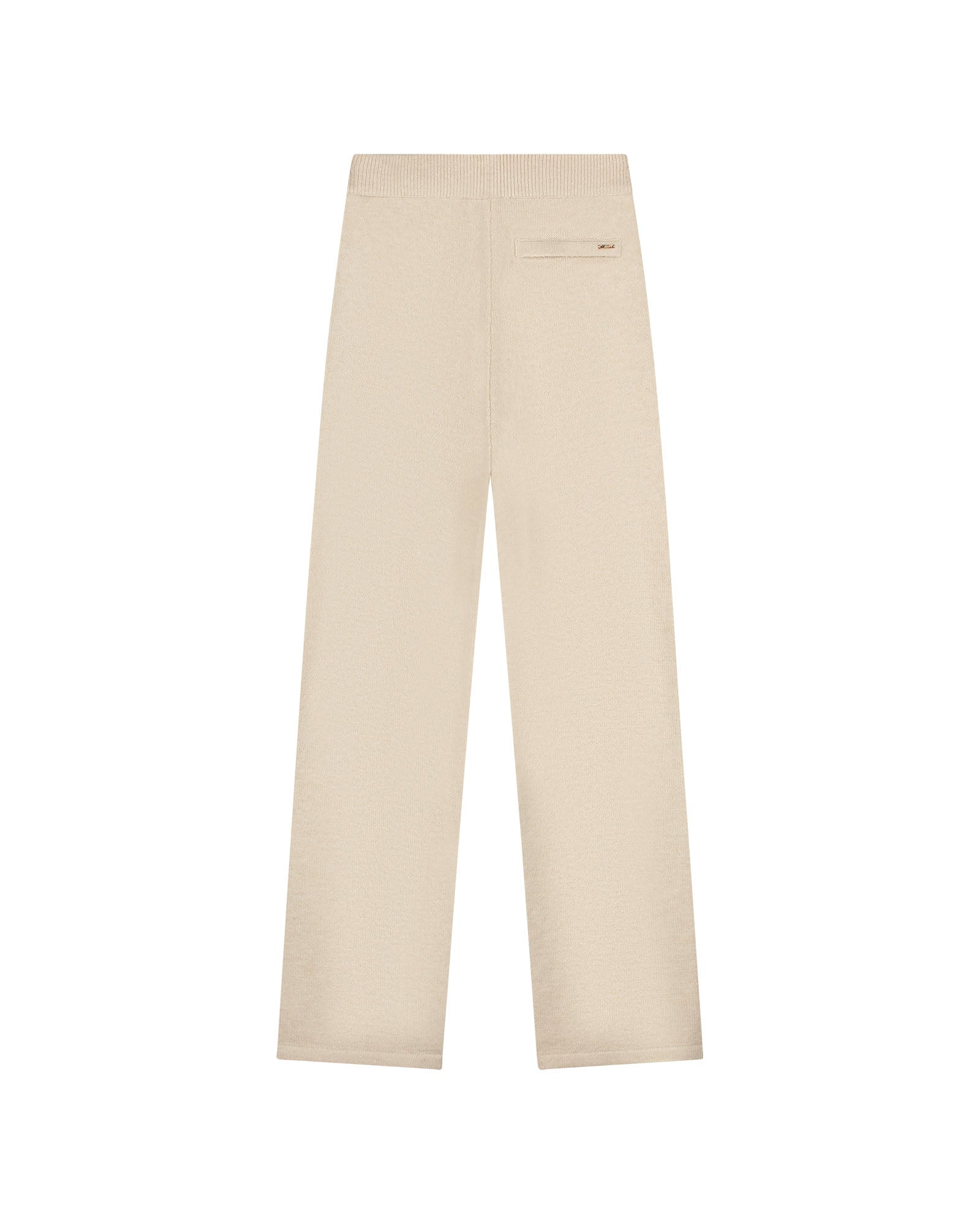 Malelions Women Knitted Pants- Beige