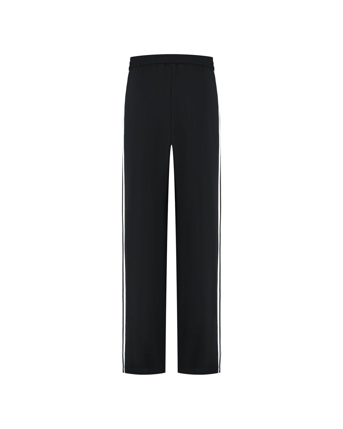 Malelions Women Studio Loose Fit Pants- Black/White