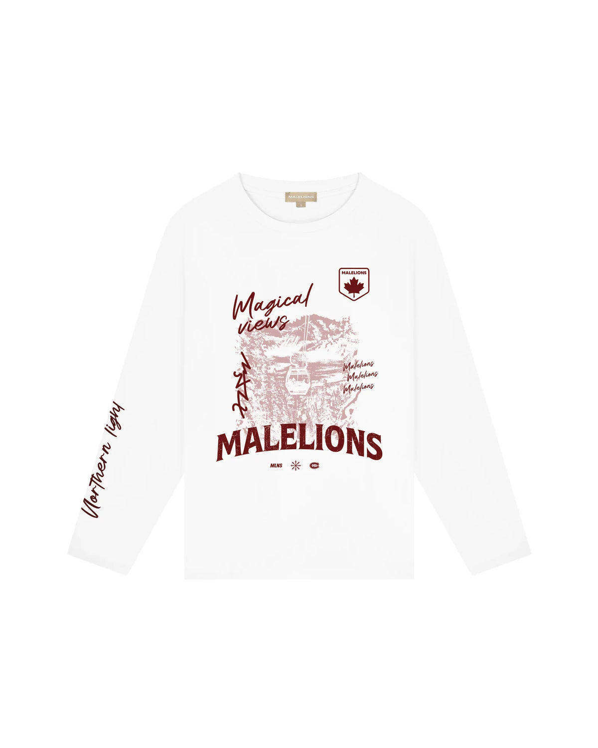 Malelions Women Slopes Longsleeve- White