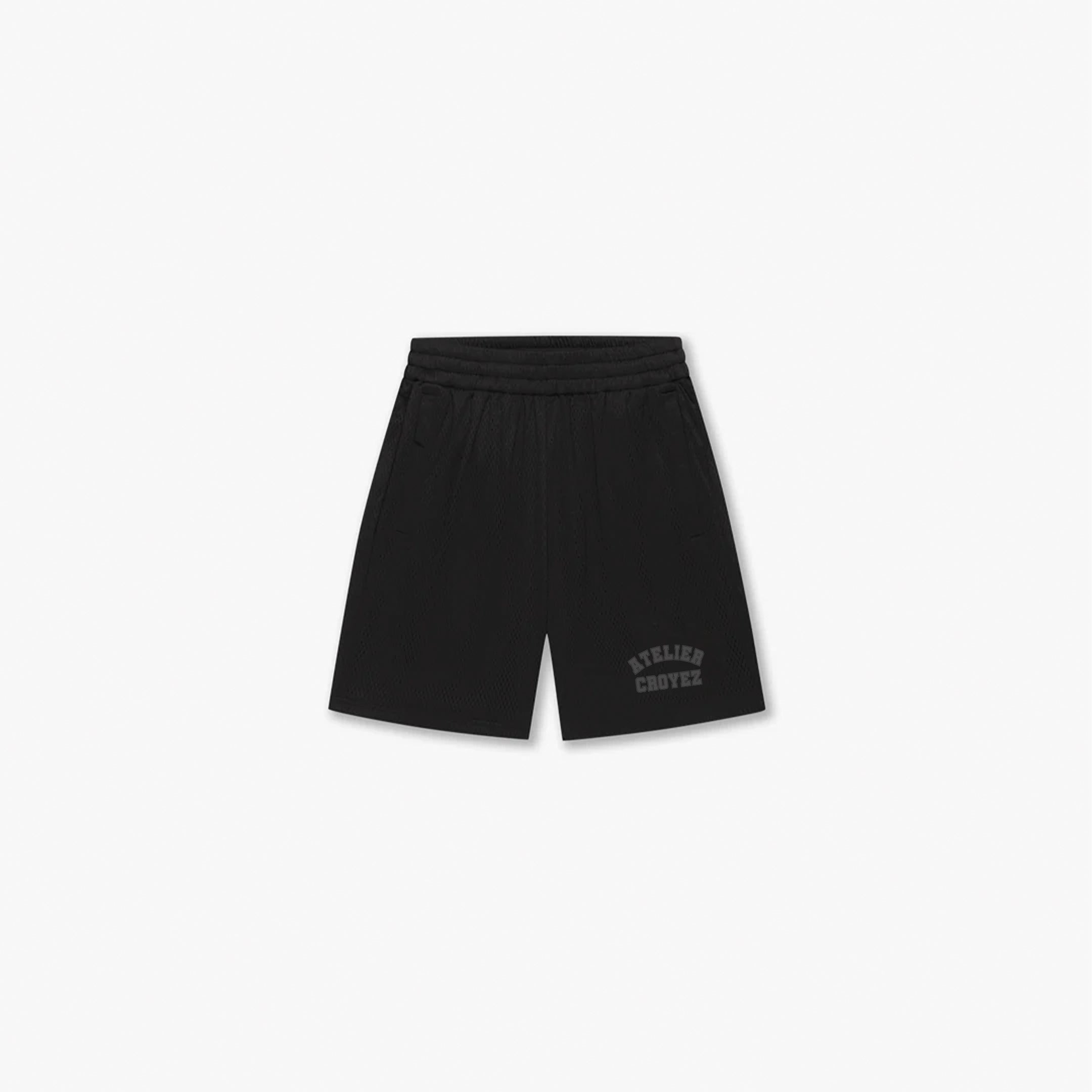 Croyez Mesh Atelier Shorts- Black