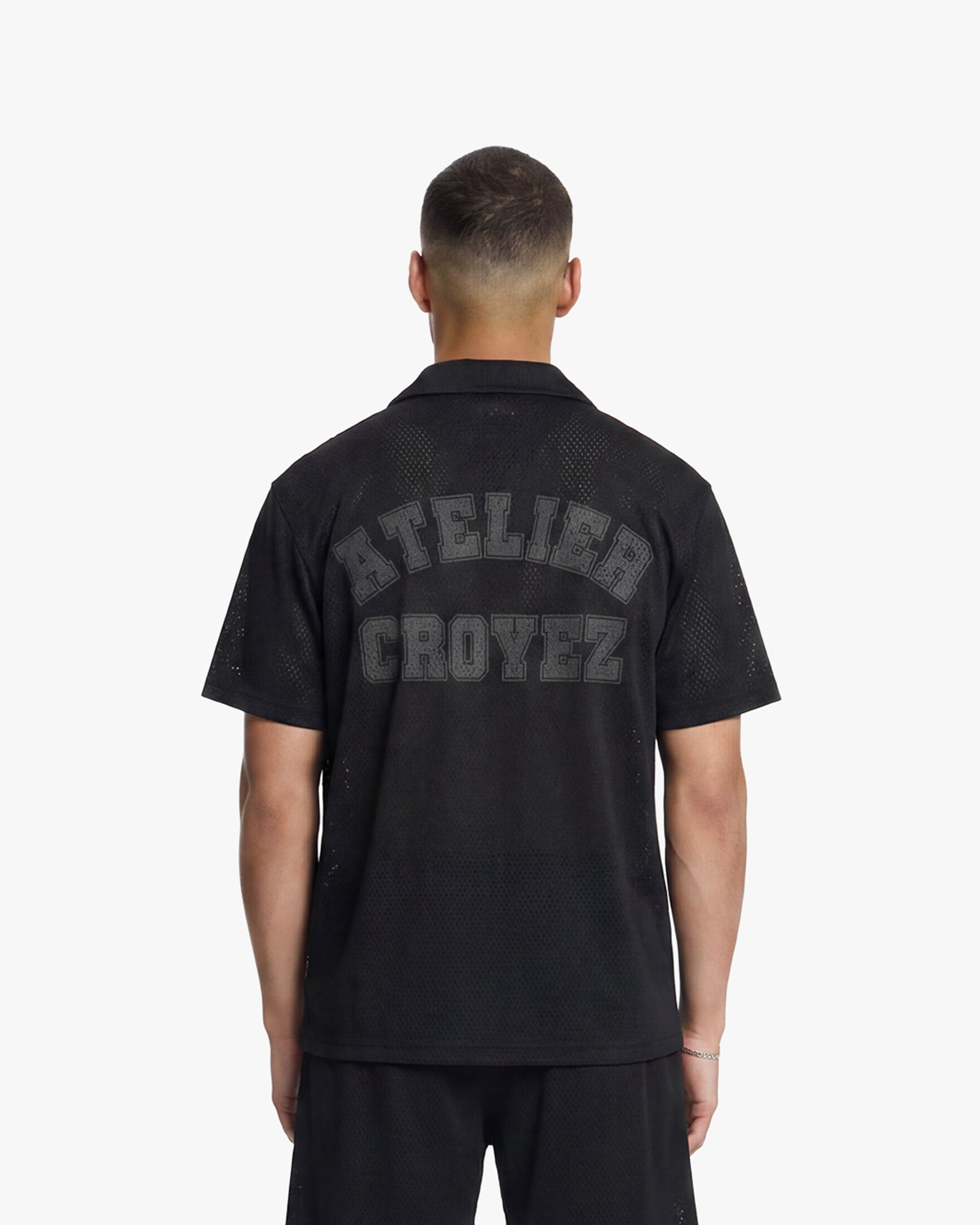Croyez Mesh Atelier Shirt- Black