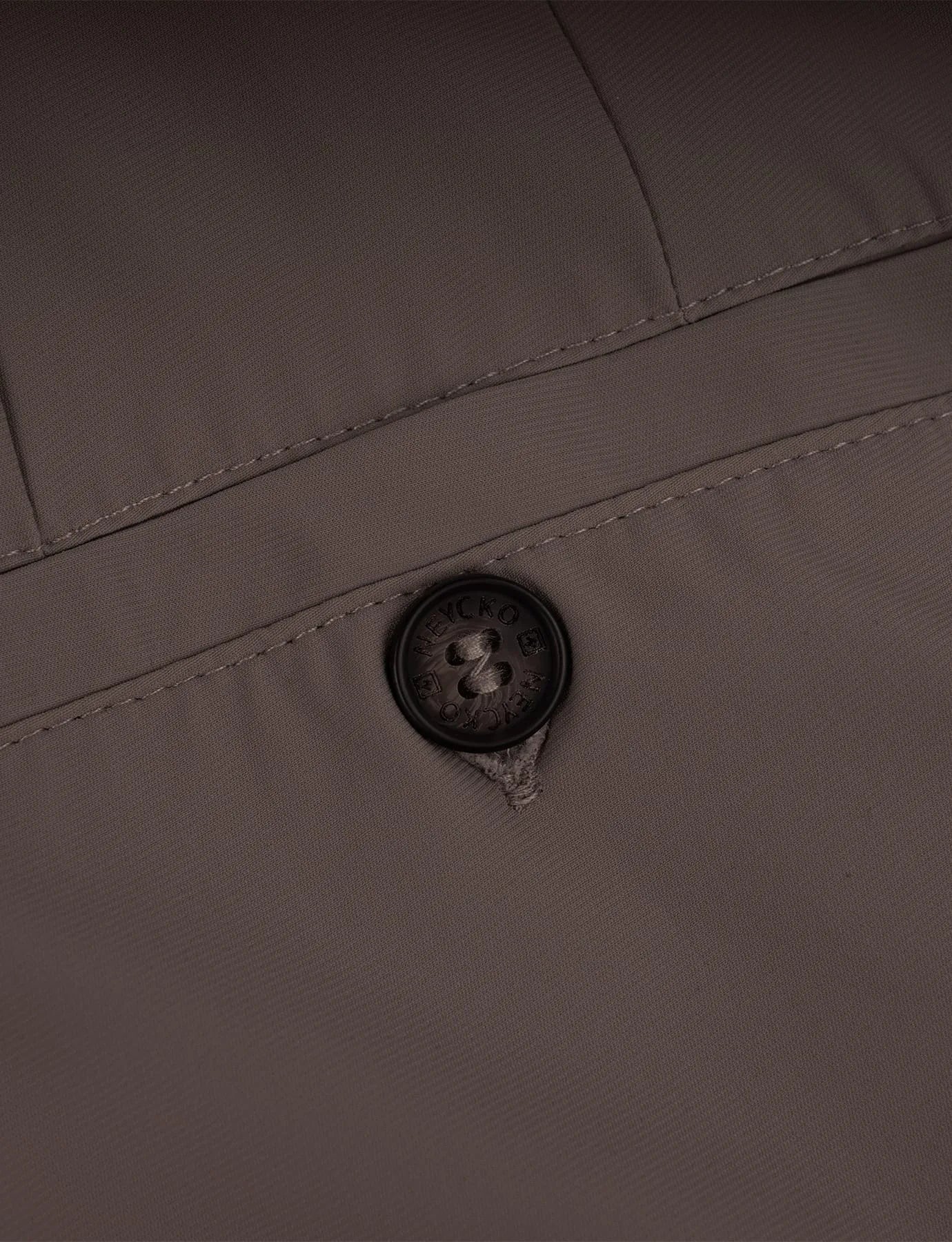 Neycko Classic Slim Fit Pantalon- Brown