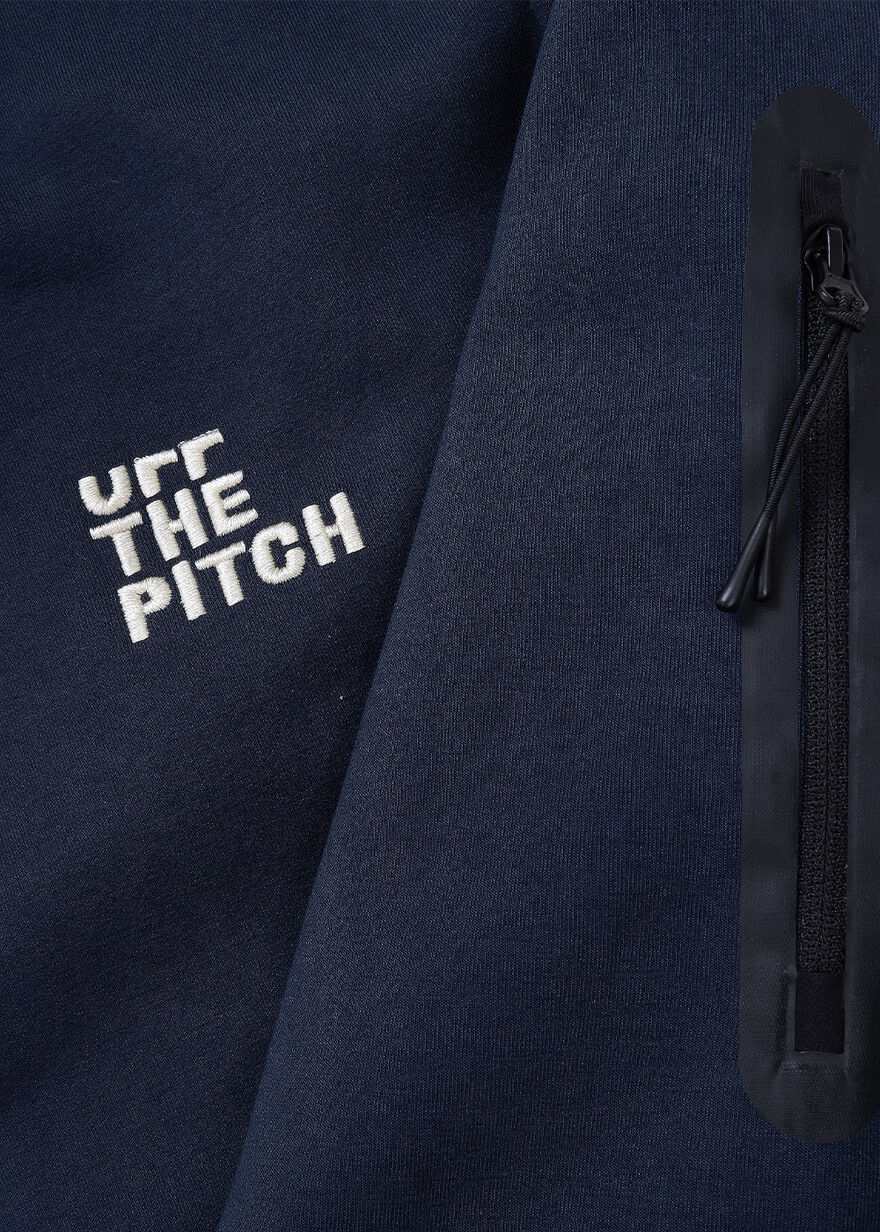 Off The pitch Offset Crewneck Midnight Donker Blauw