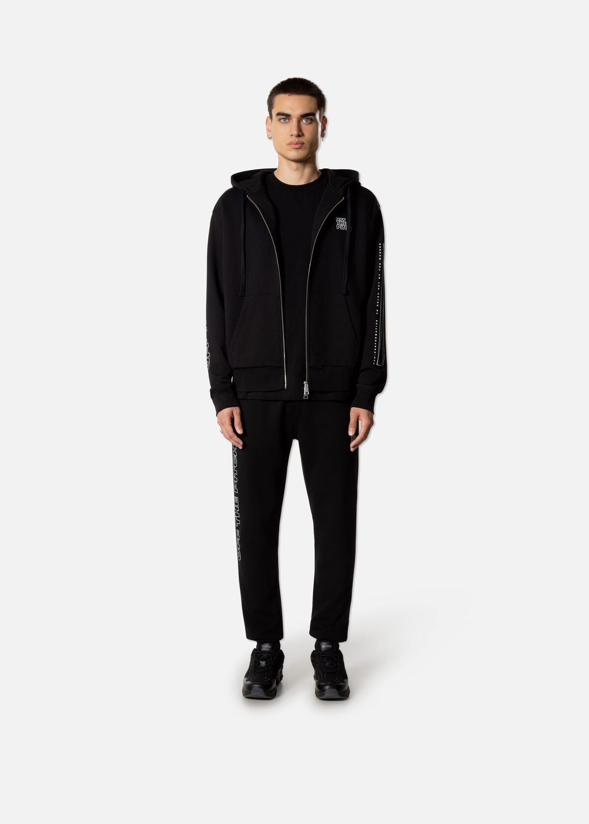 Off The Pitch Outline Zipped Hoodie