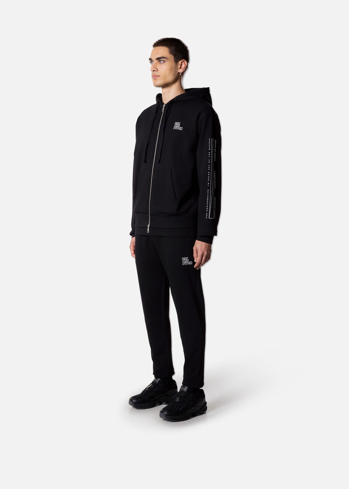 Off The Pitch Outline Zipped Hoodie
