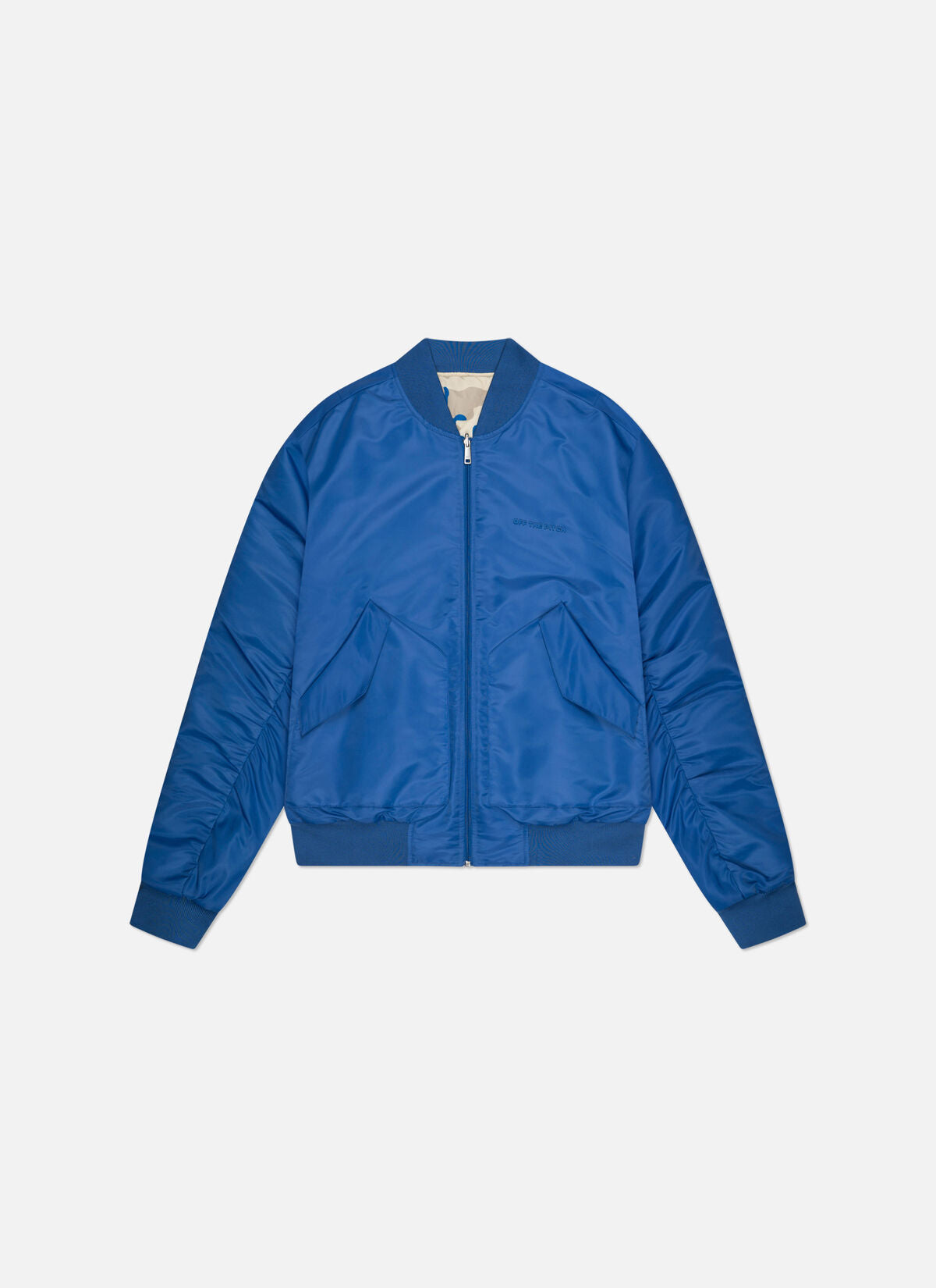 Off The Pitch Reversible Bomber- Blue