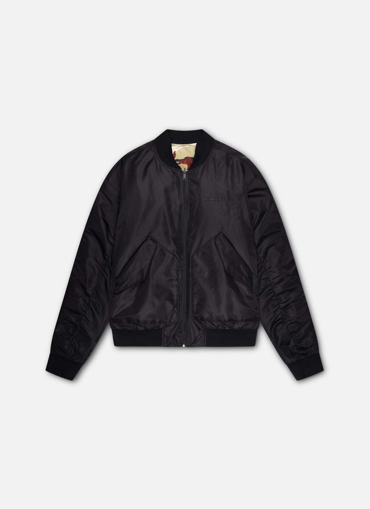 Off The Pitch Reversible Bomber- Black