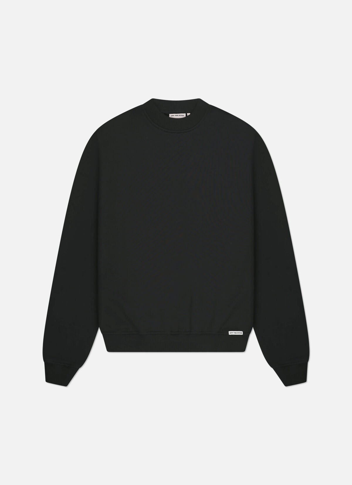 Off The Pitch Lit Crewneck- Black