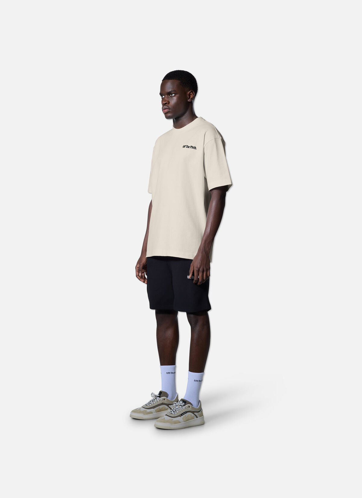 Off The Pitch Wardrobe Essential Tee- Off White