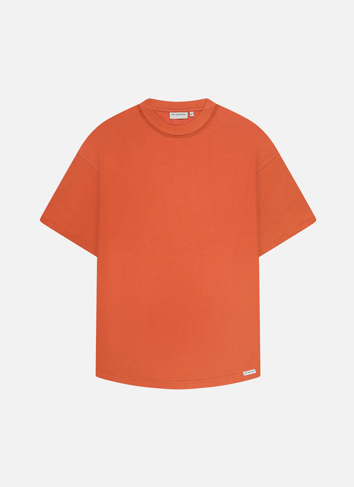 Off The Pitch Lava Oversized Tee- Rusty Orange