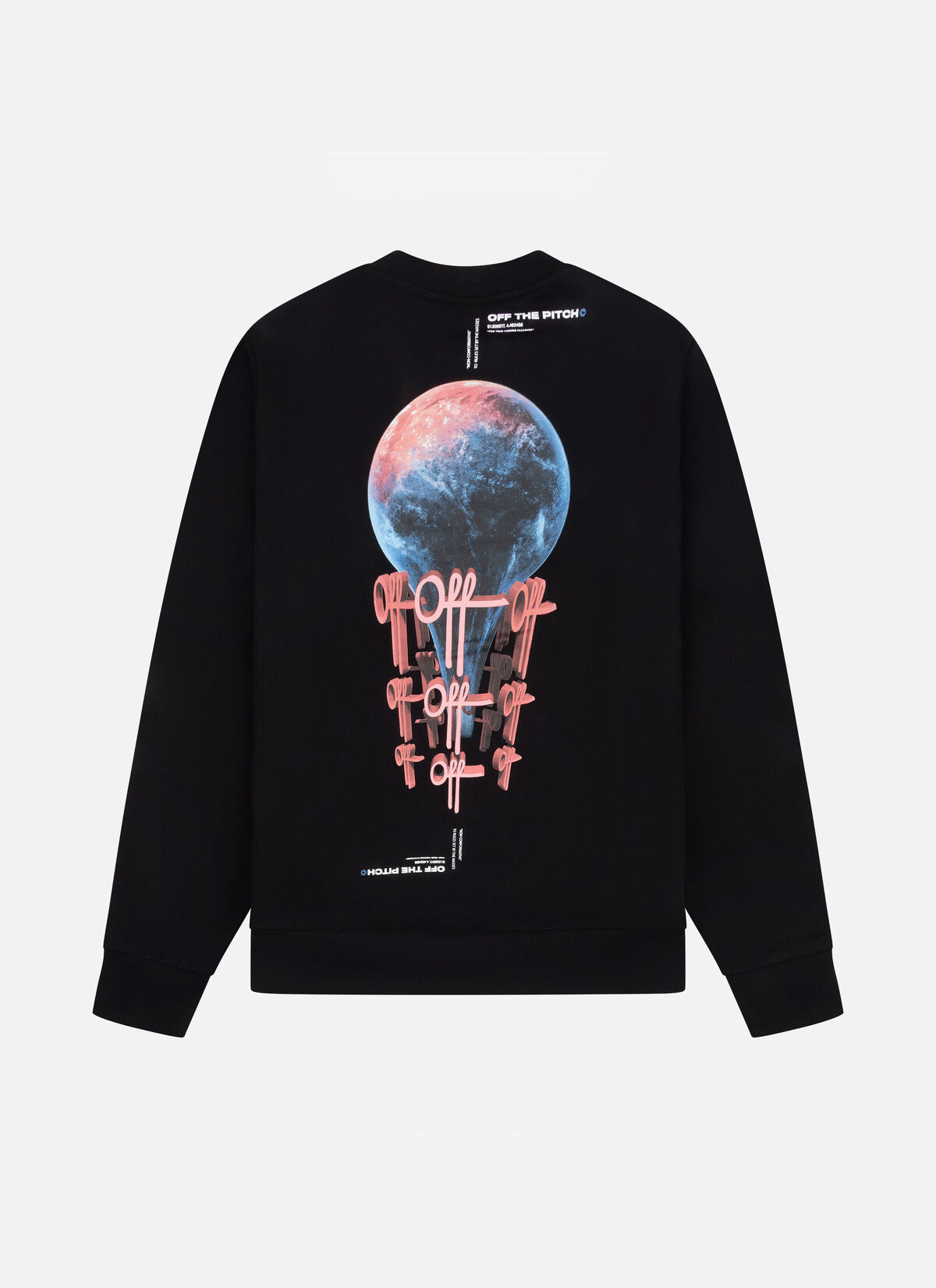 Off The Pitch World Crewneck - Black