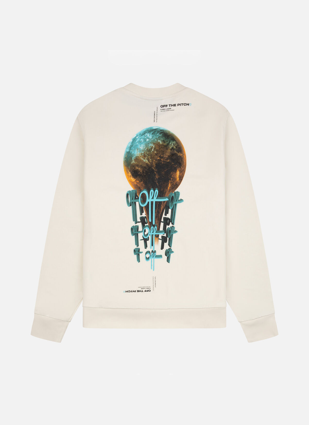 Off The Pitch World Crewneck - Off White