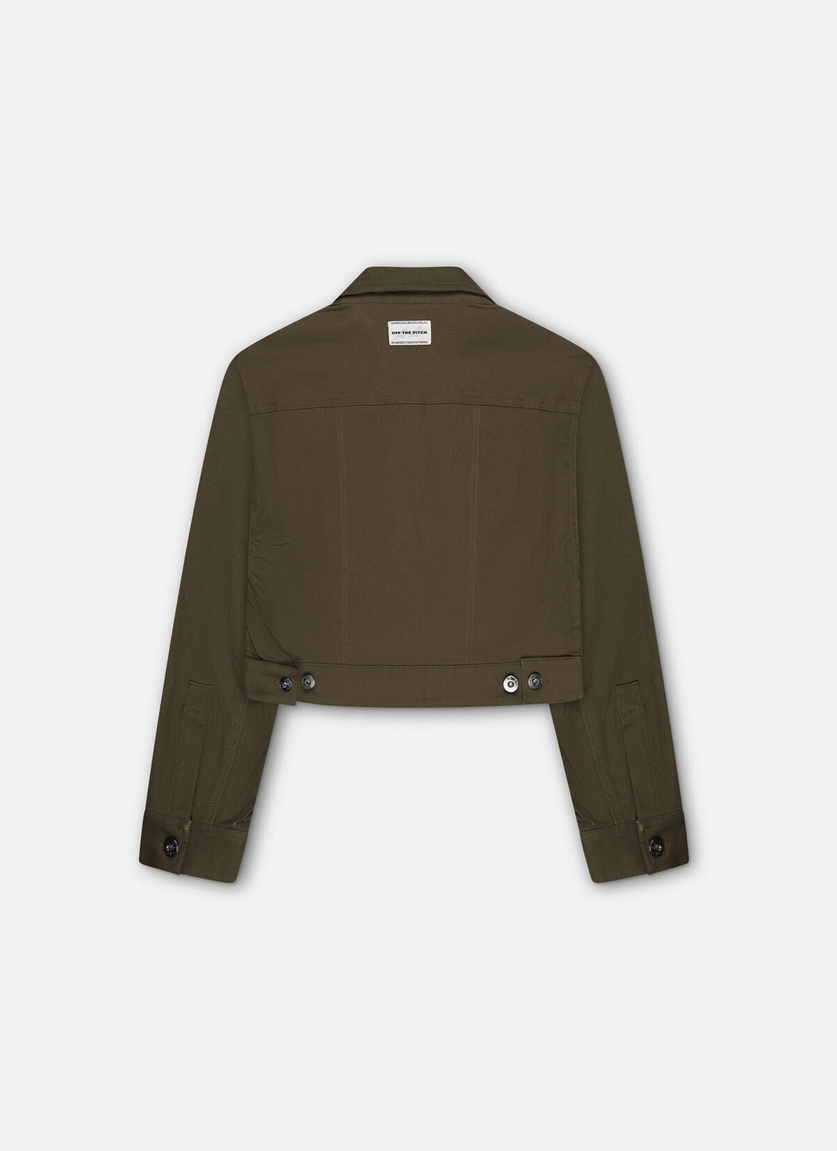 Off The Pitch Dames Cropped Carpenter Jacket