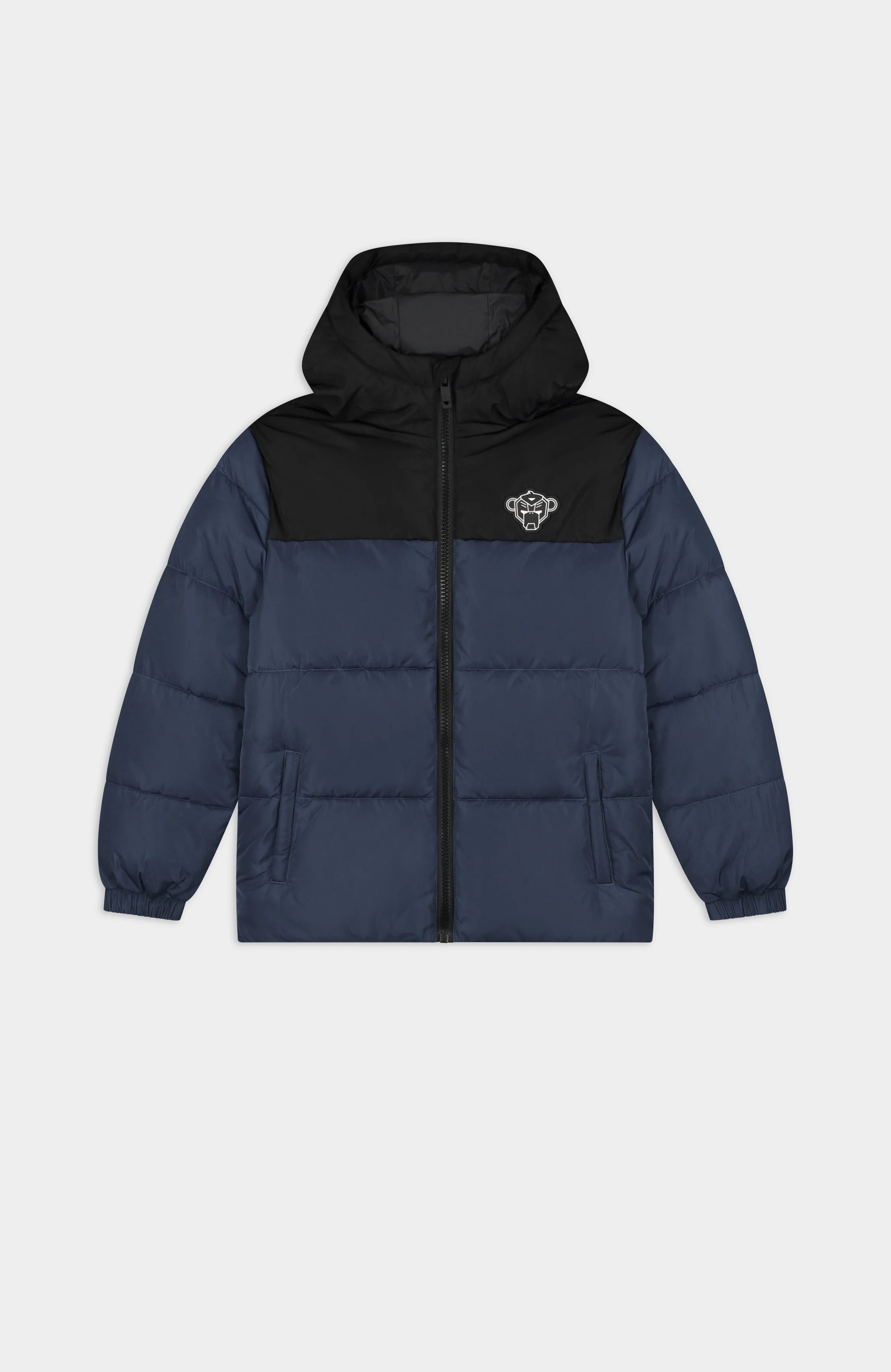 Black Bananas Junior Peek Puffer Jacket- Navy