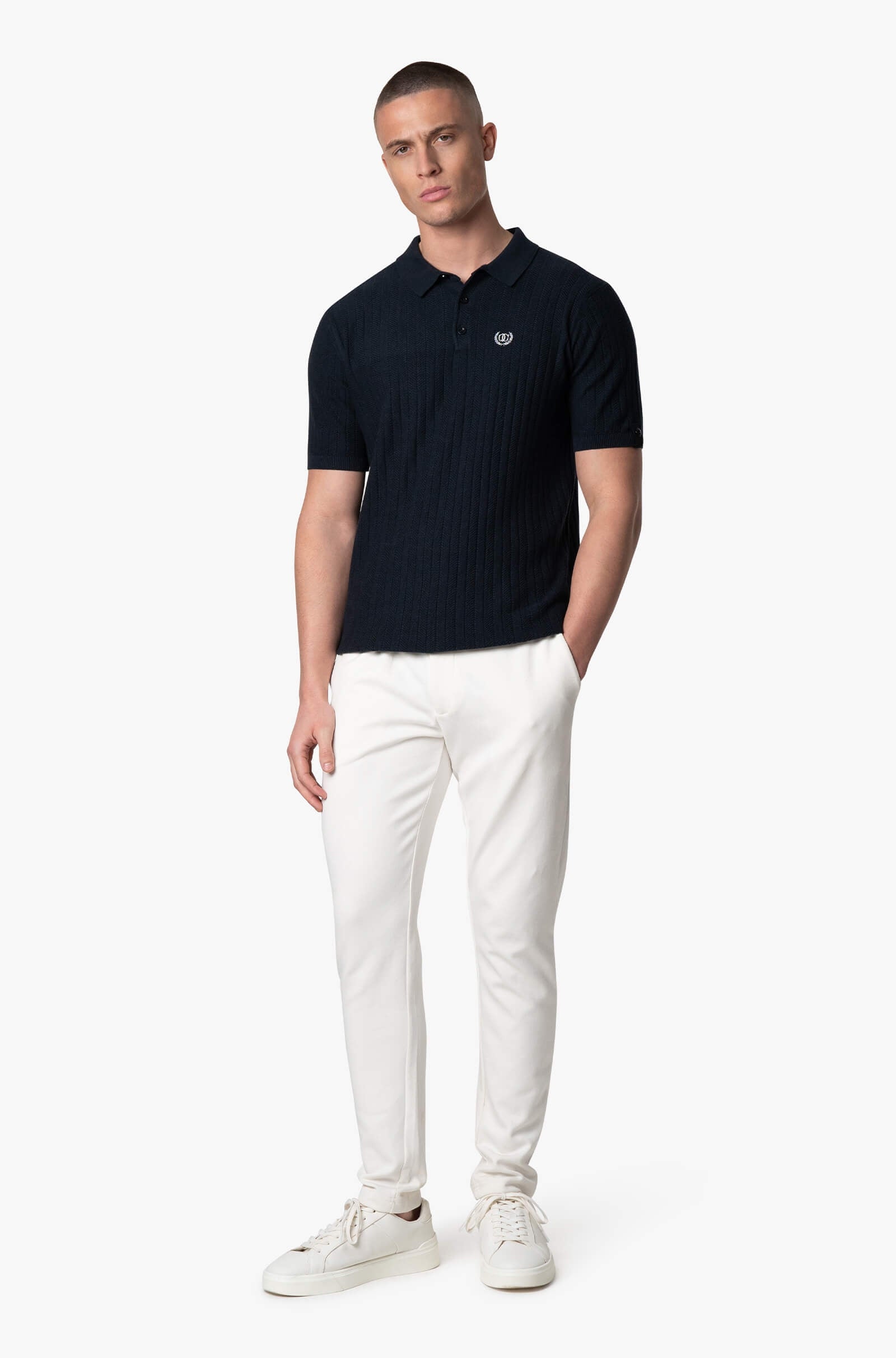 Quotrell Jay Knitted Polo