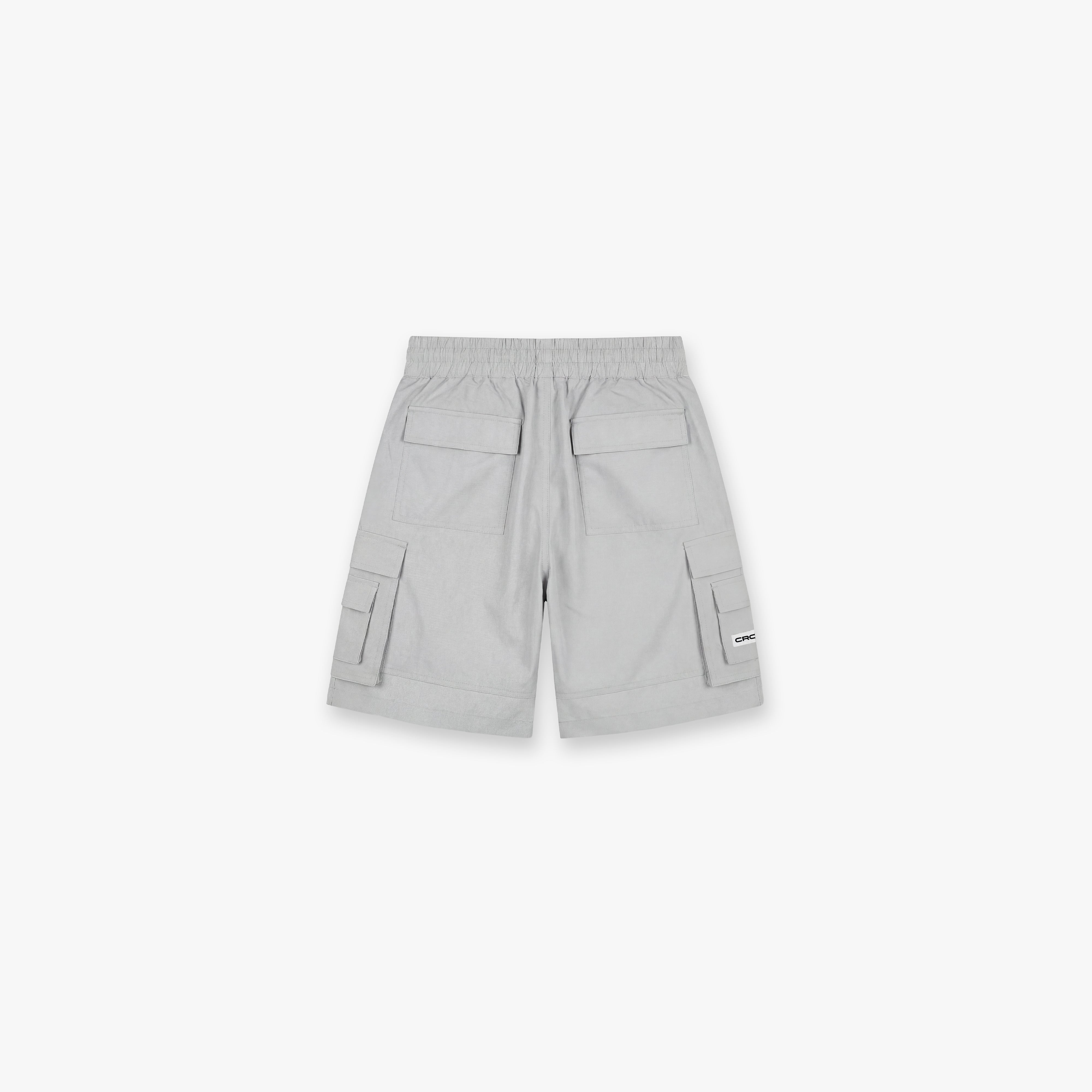 Croyez Parachute Ripstop Shorts- Light Grey