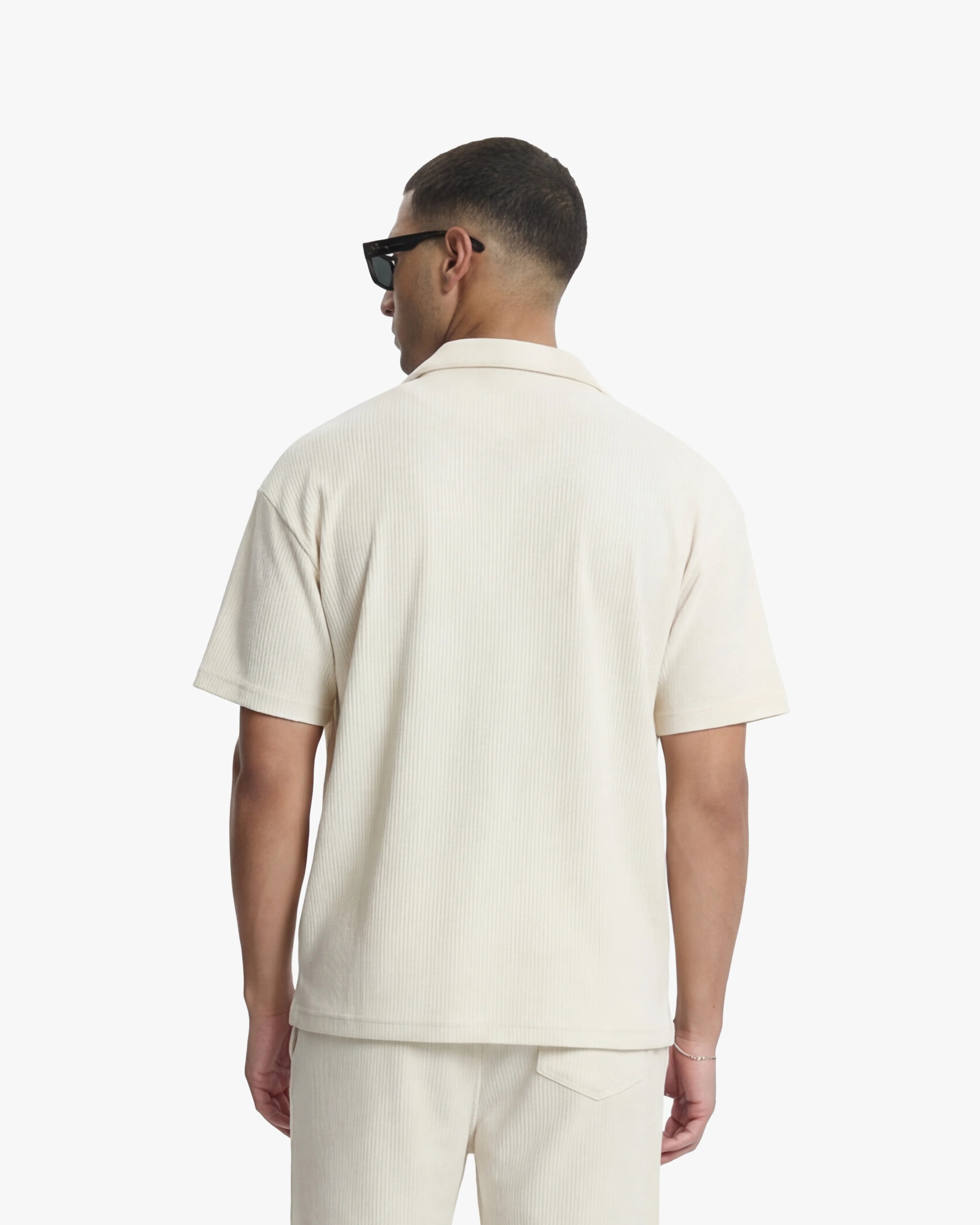 Croyez Plisse Shirt- Off-White