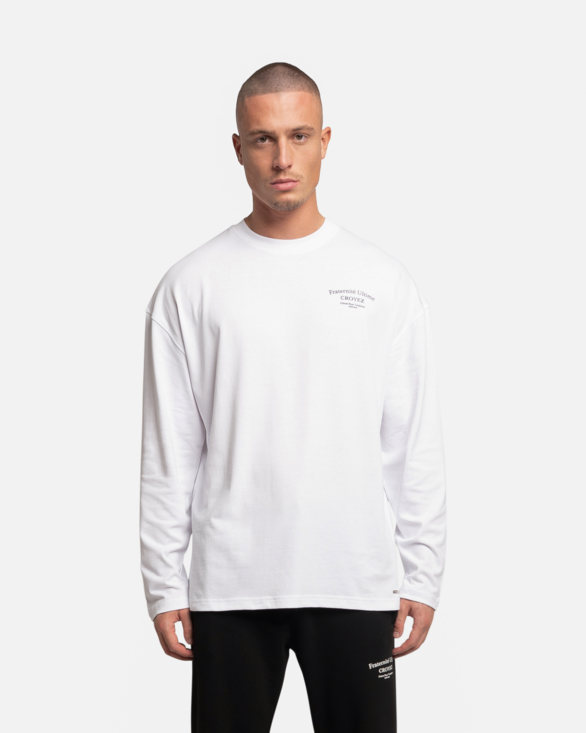 Croyez Fraternite Longsleeve T-Shirt- White