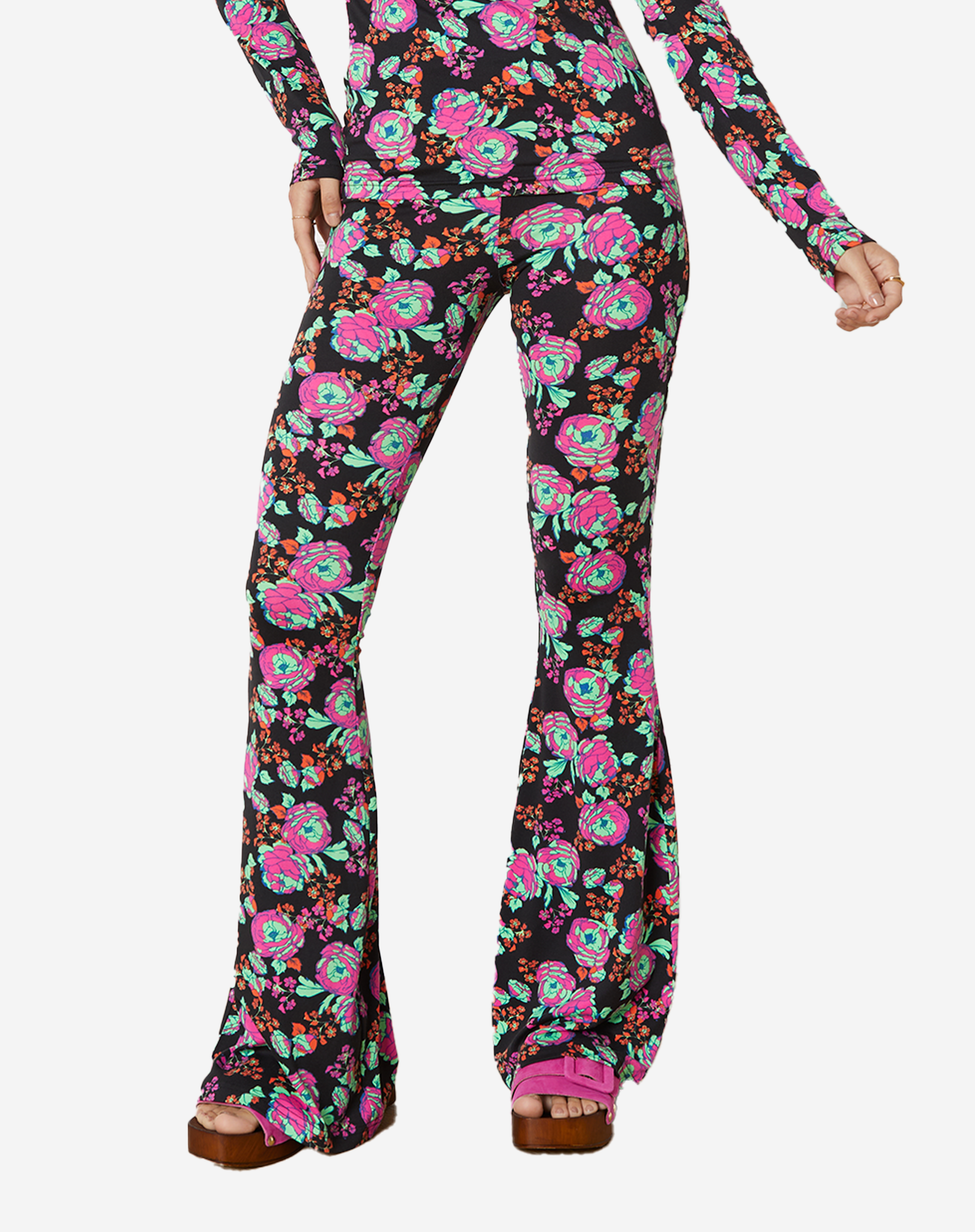 Refined Department Knitted Flower Pants Abba