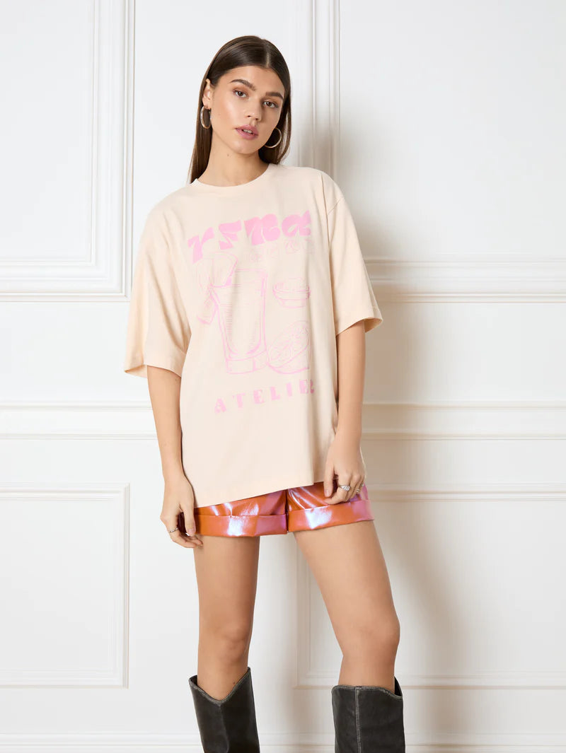 Refined Department Knitted Oversized T-shirt Maggy