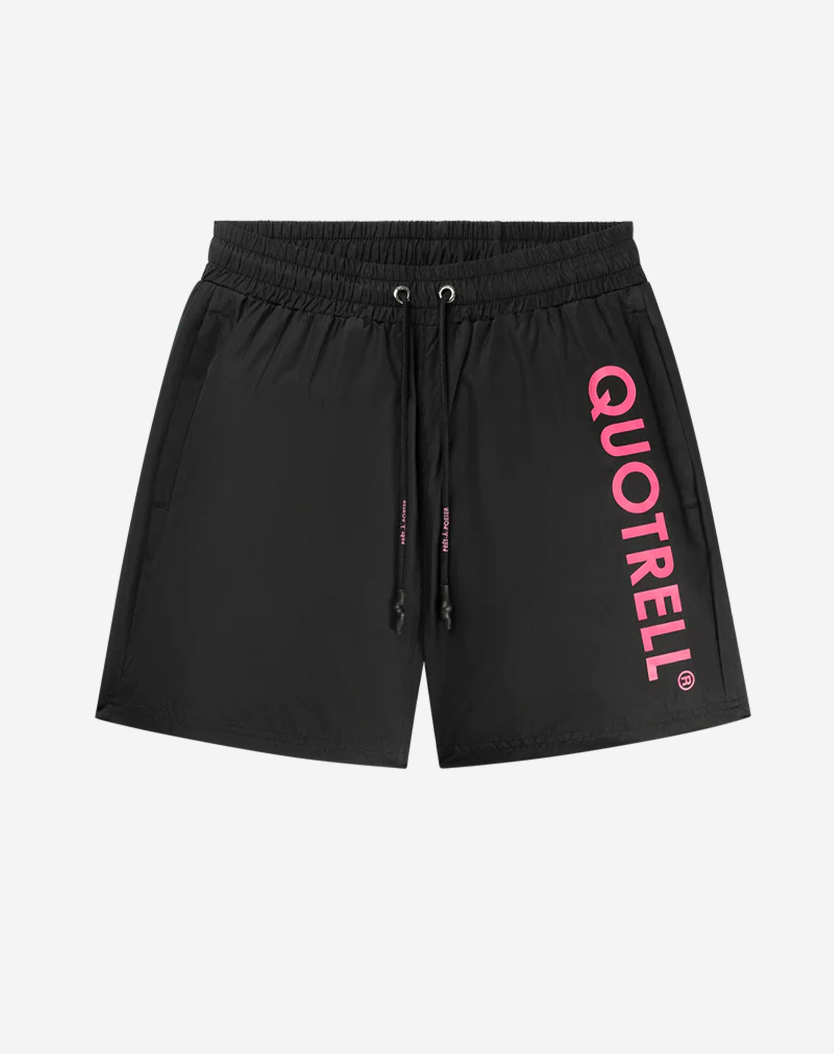 Quotrell Maui Swimshorts Zwart - Neon Roze