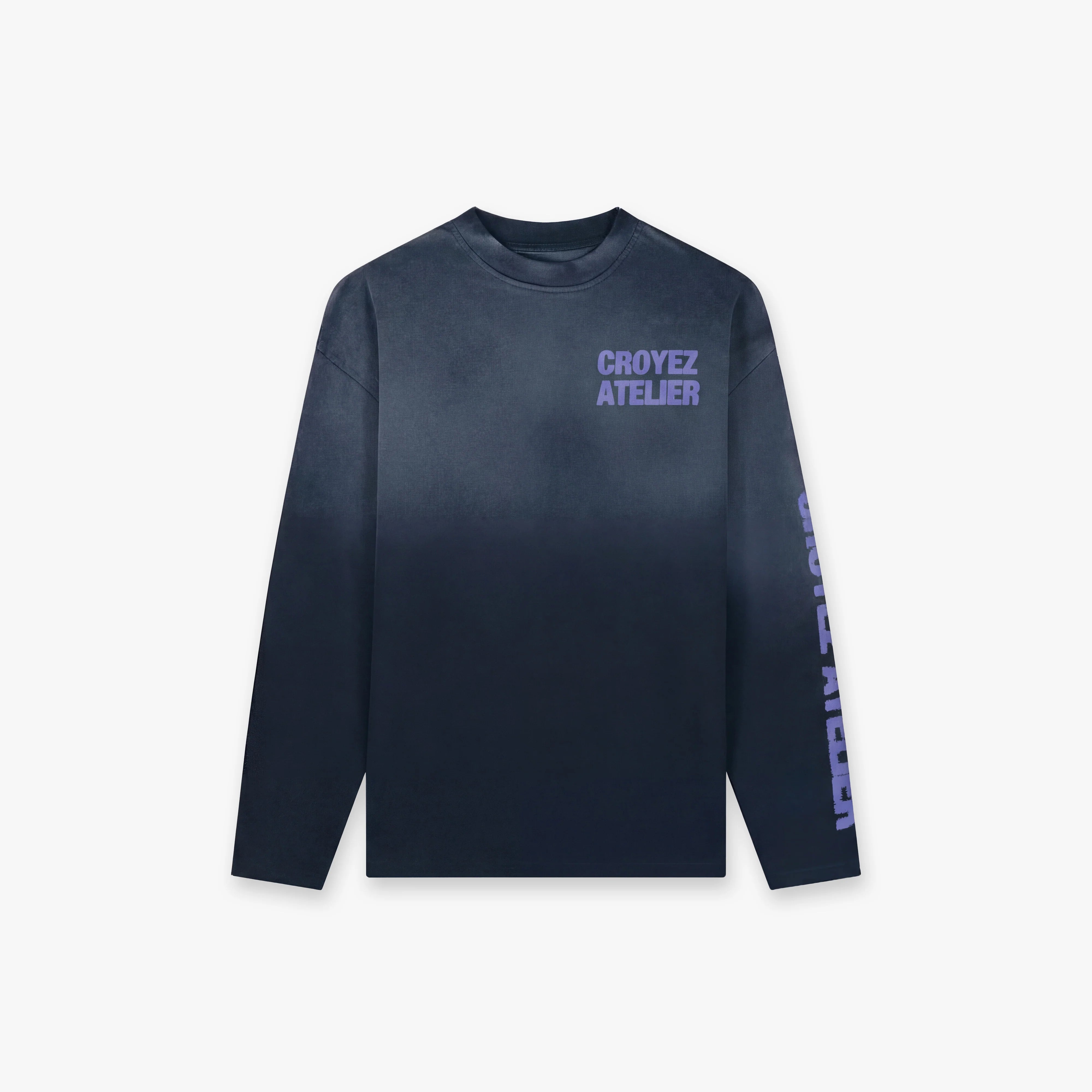 Croyez Sprayed Atelier Longsleeve- Black