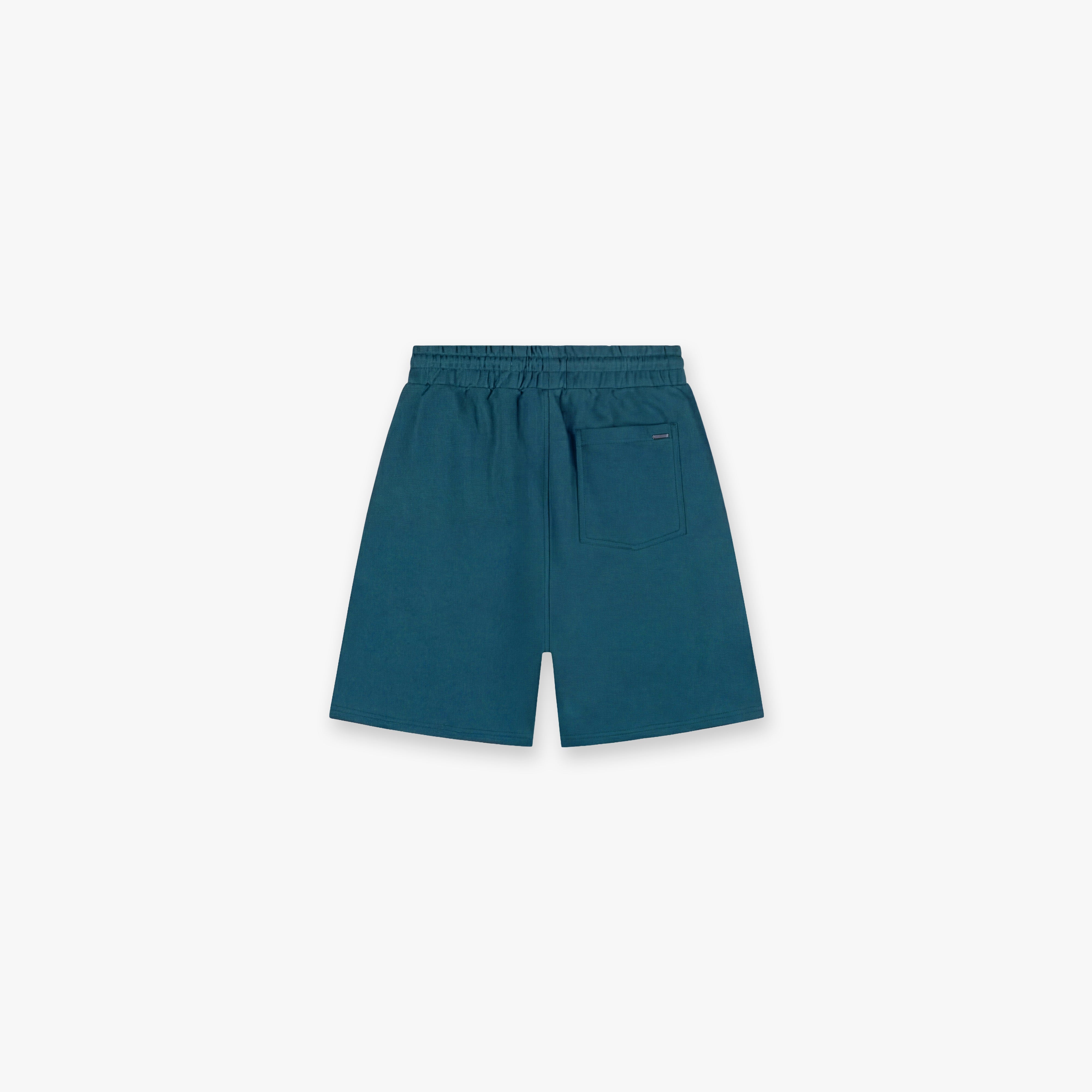 Croyez Stamp Shorts- Dark Teal