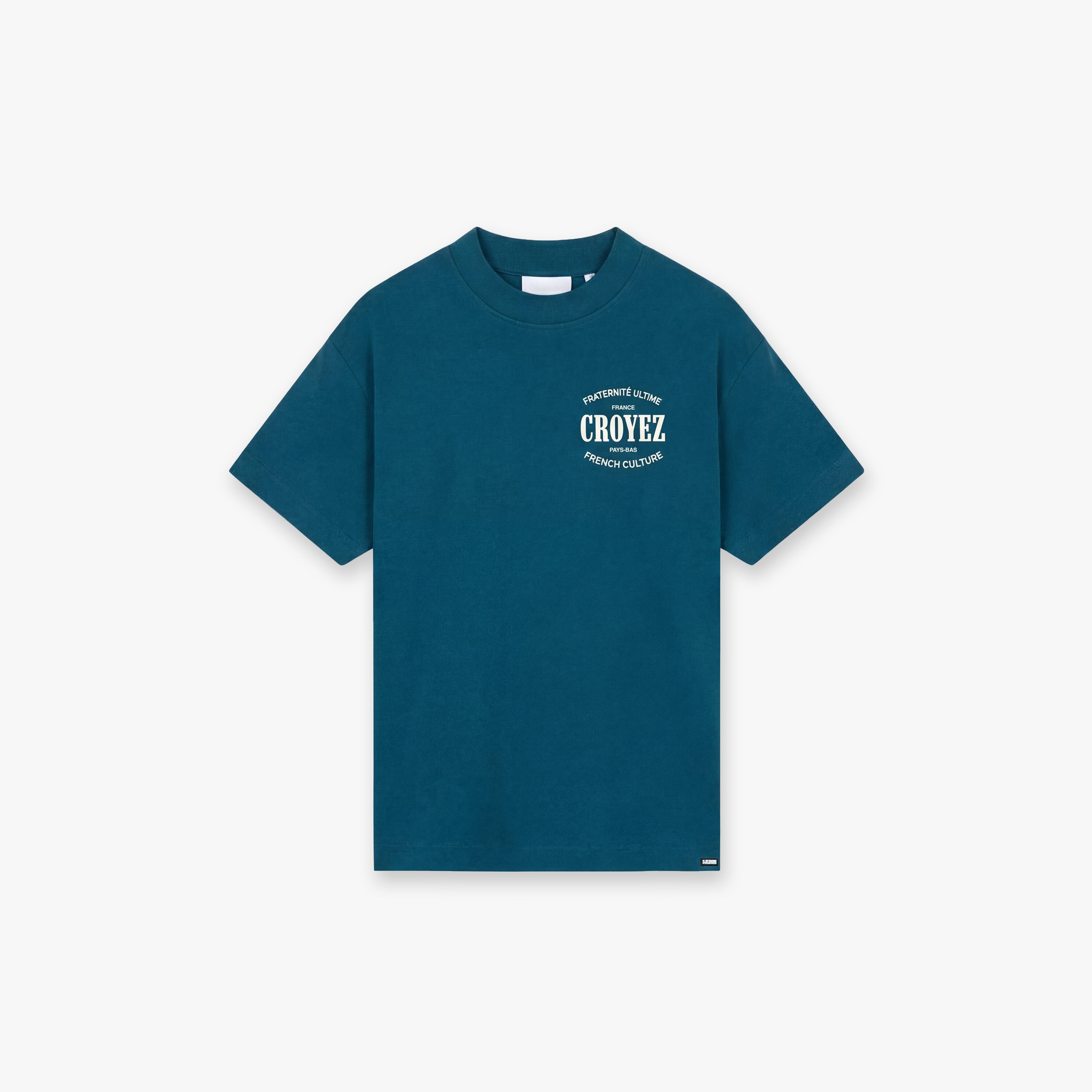 Croyez Stamp T-Shirt- Dark Teal