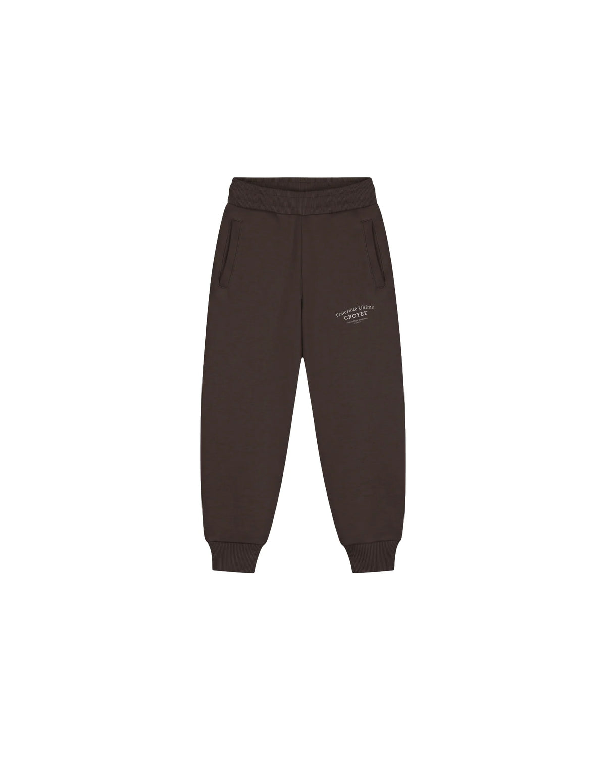 Croyez Mini Fraternité Ultime Sweatpants- Dark Brown