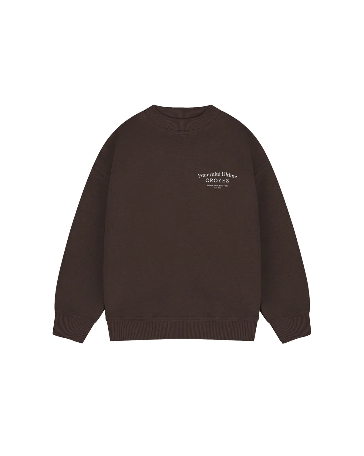 Croyez Mini Fraternité Ultime Sweater- Dark Brown