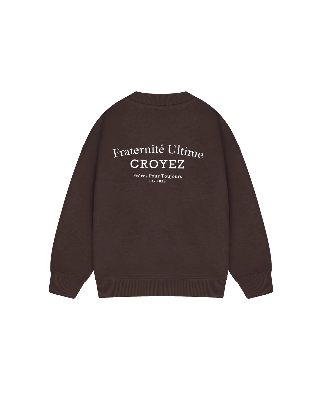 Croyez Mini Fraternité Ultime Sweater- Dark Brown
