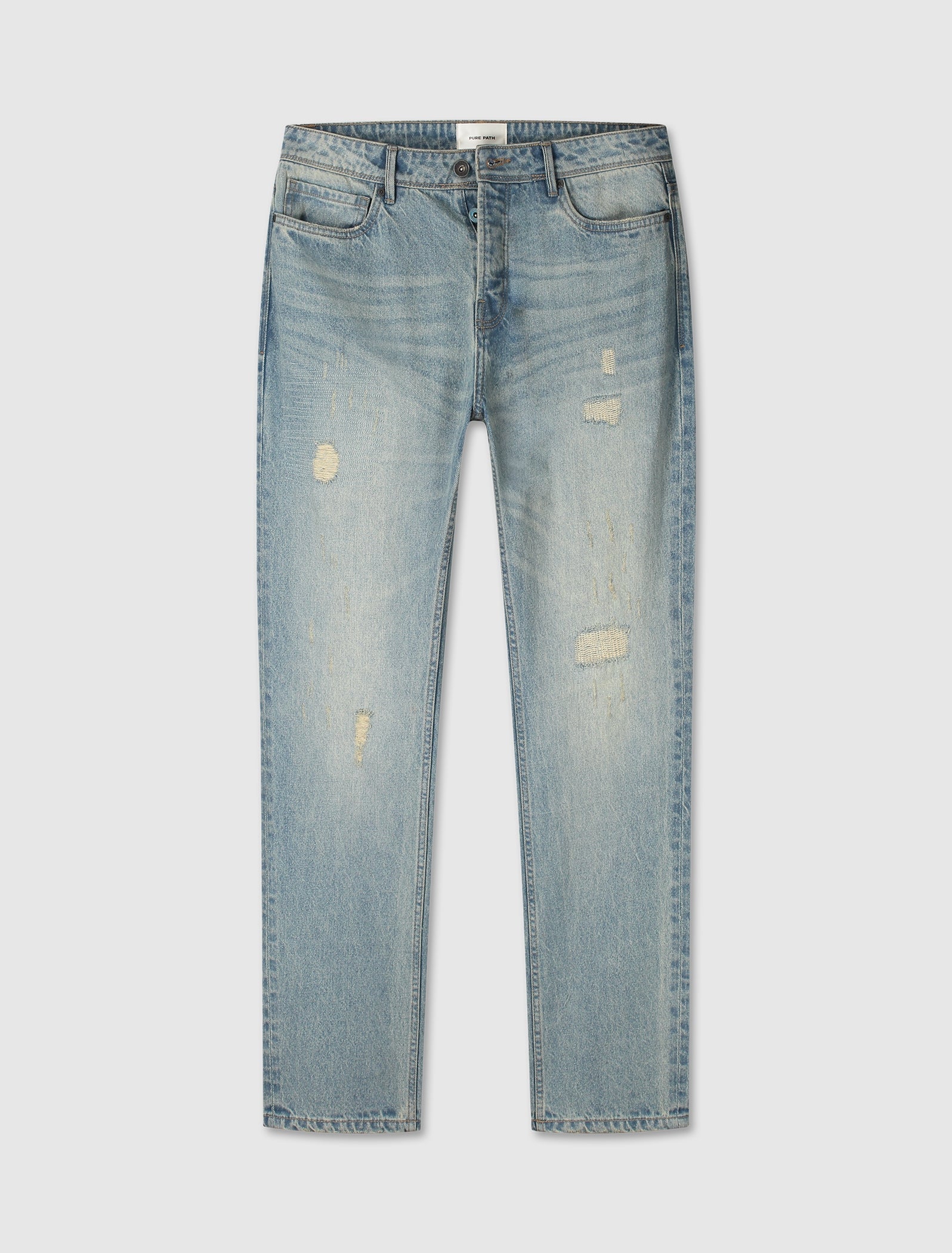 The Eric W1684 Regular Fit Jeans - Denim Blue Green
