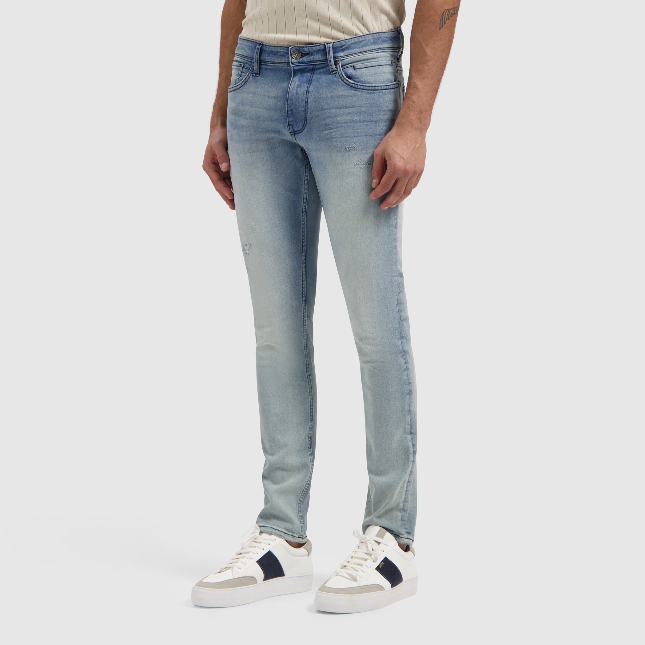 The Jone W1609 2.0 Skinny Fit Jeans - Denim Mid Blue