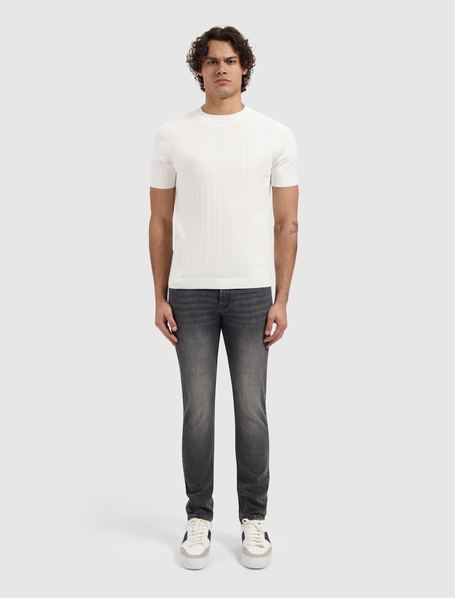 The Jone W1661 2.0 Skinny Fit Jeans - Denim Light Grey